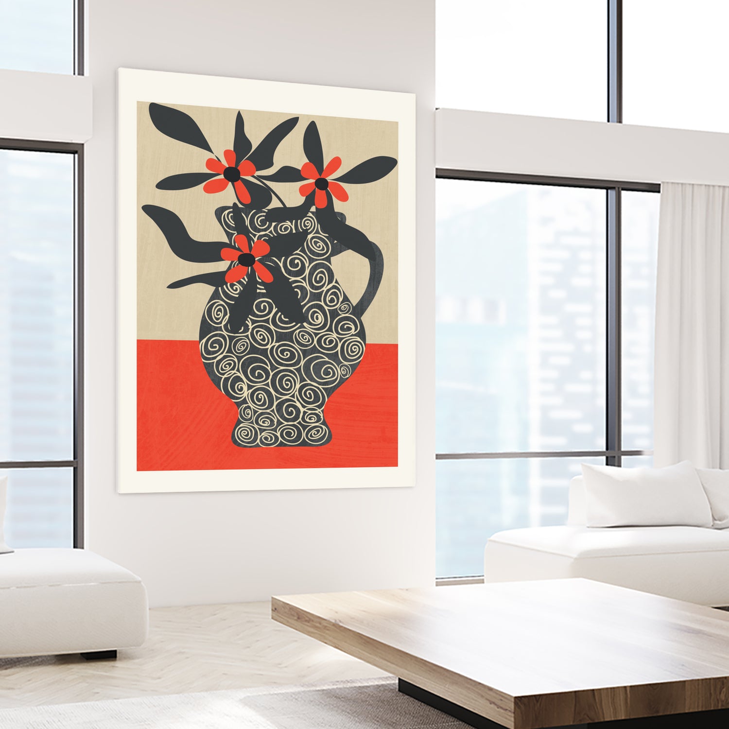 Modern Bloom by Flow Line on GIANT ART - illustration abstract