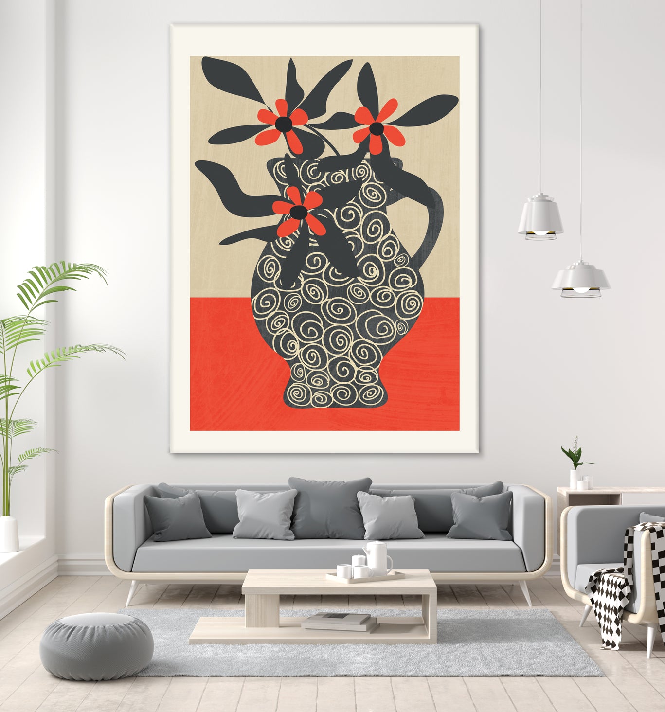 Modern Bloom by Flow Line on GIANT ART - illustration abstract