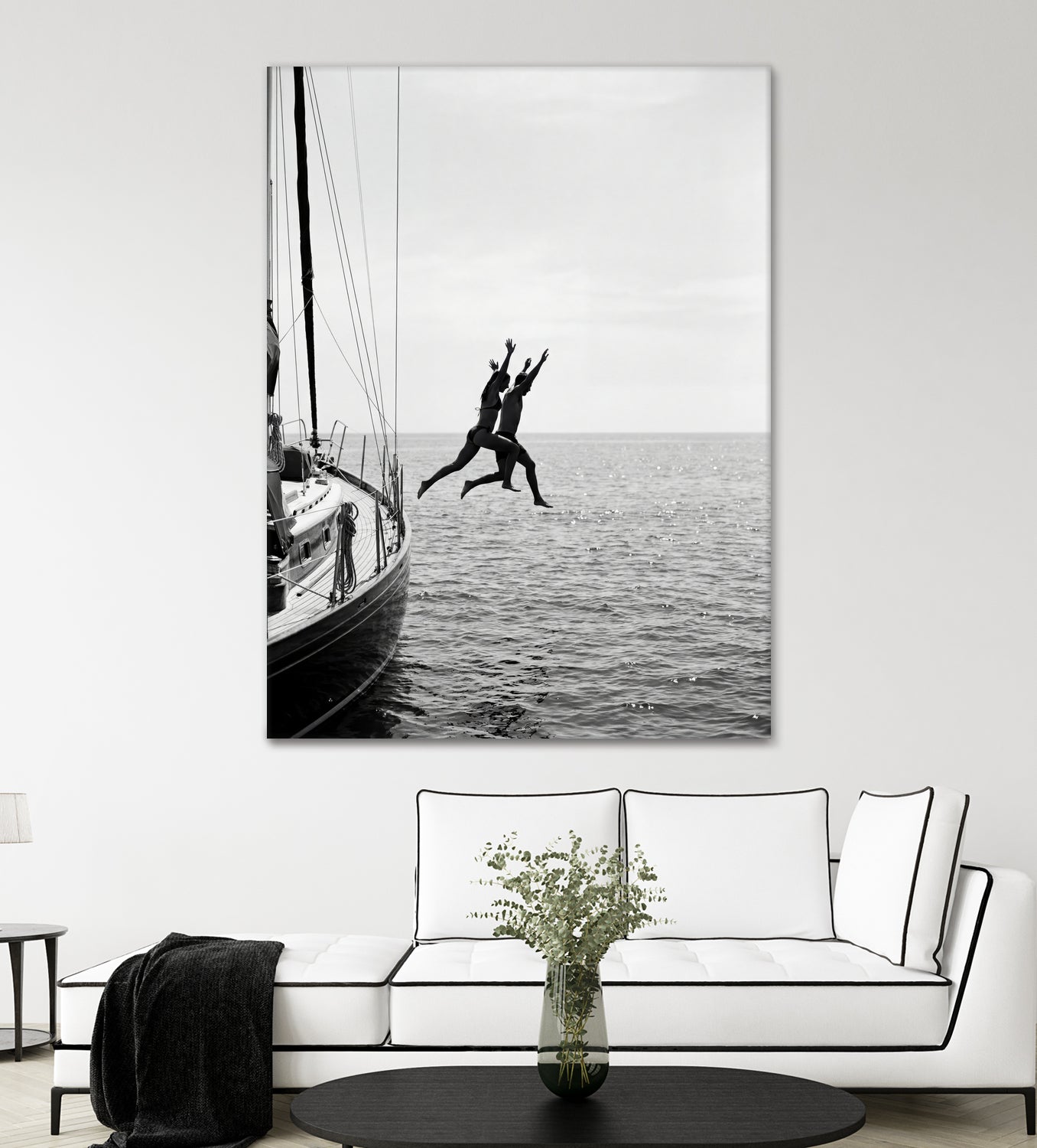 Jumping From a Boat by Andreas Magnusson on GIANT ART - photography boat