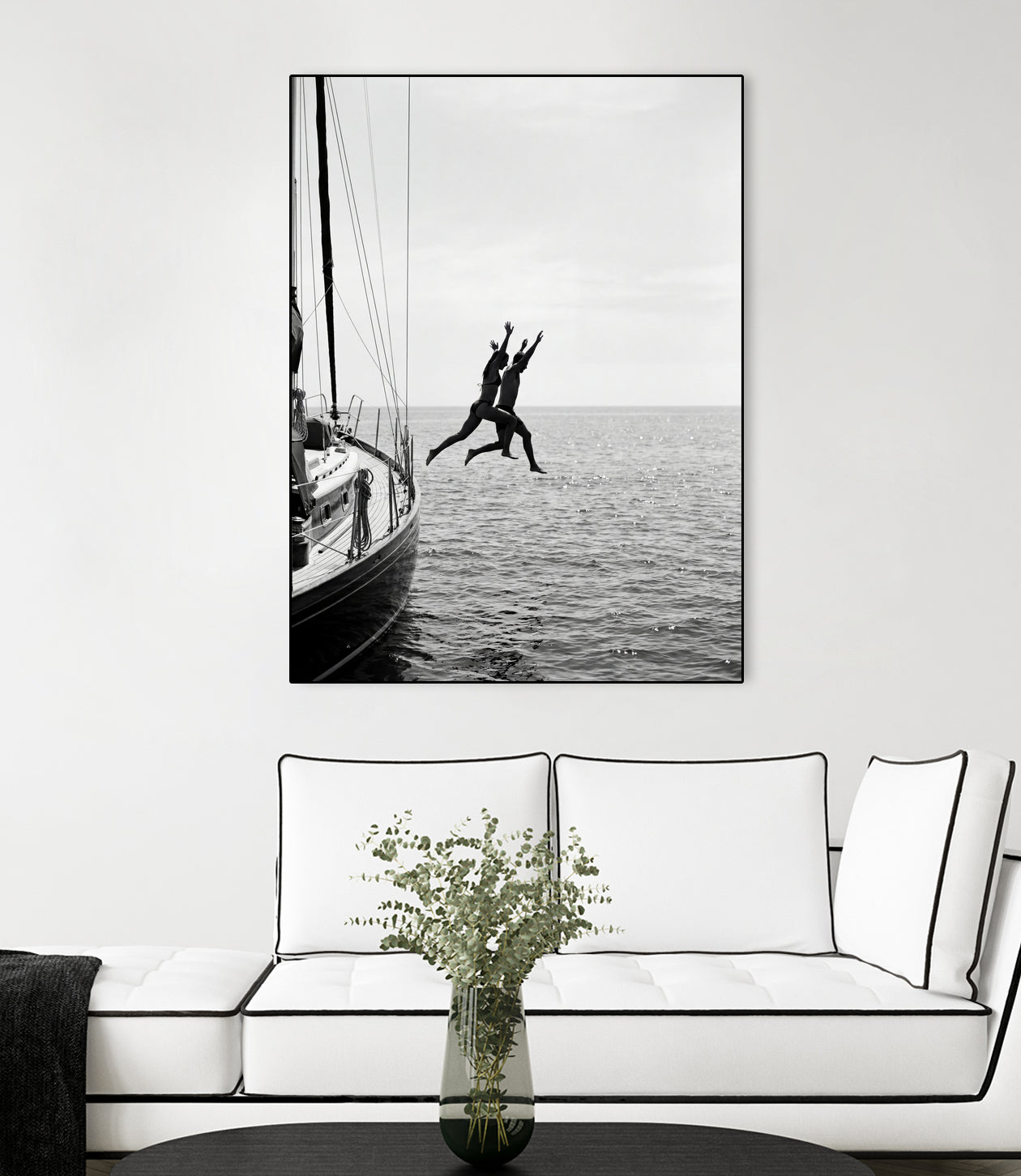 Jumping From a Boat by Andreas Magnusson on GIANT ART - photography boat