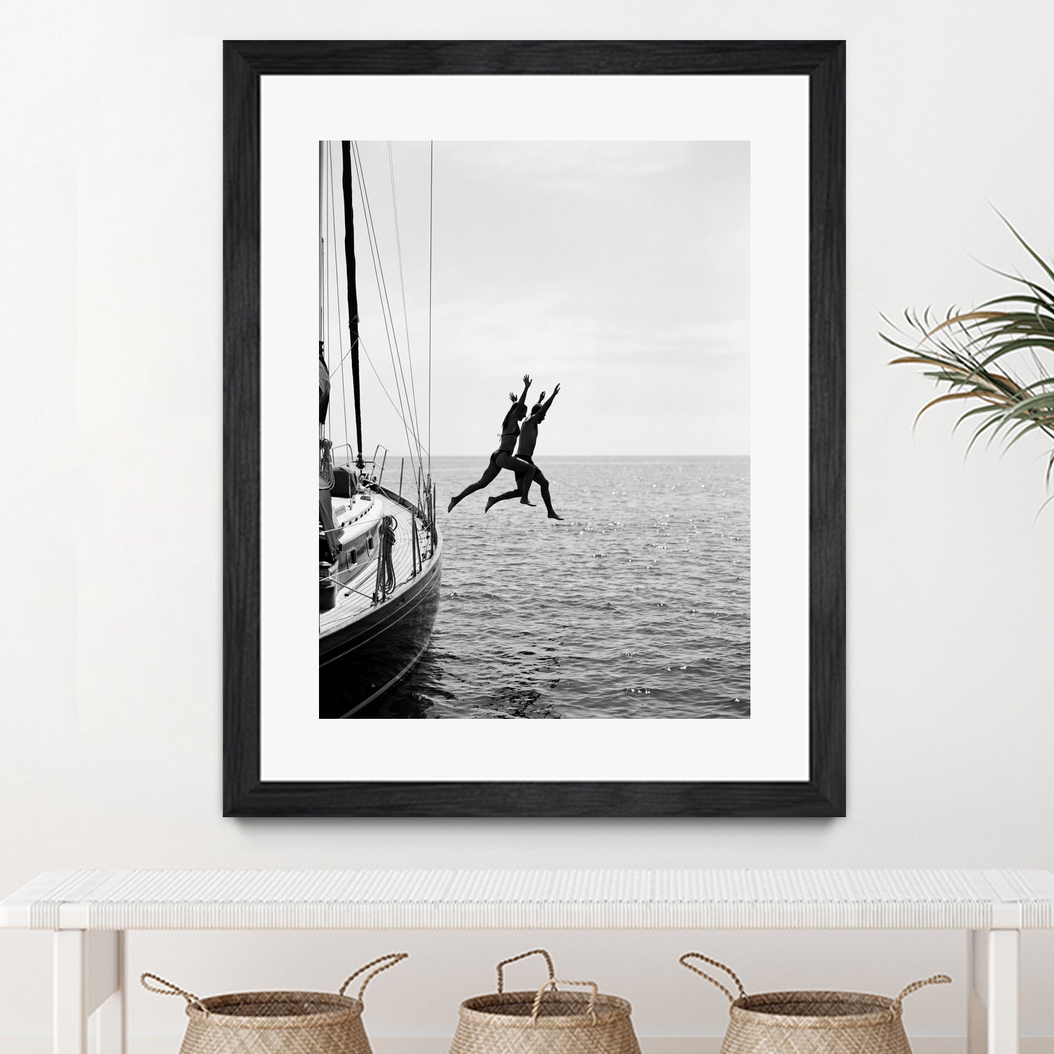 Jumping From a Boat by Andreas Magnusson on GIANT ART - photography boat