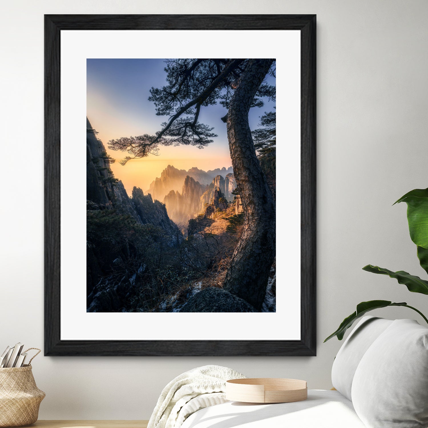 Forests towering over endless mountains by Yuan Cui on GIANT ART - photography