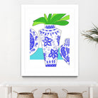 Blue Vase I by Deidre Mosher on GIANT ART - decorative
