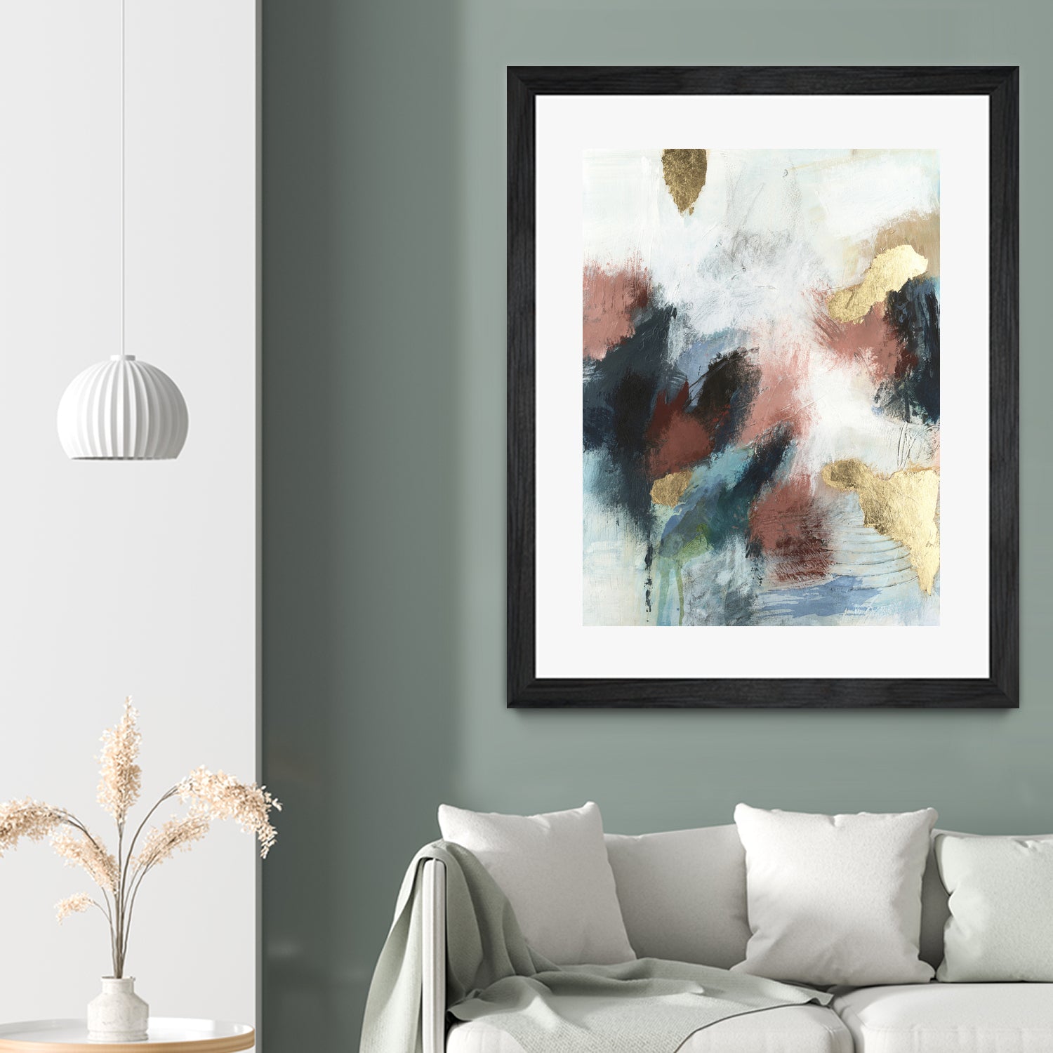 Gold Farallon I by Victoria Barnes on GIANT ART - abstract geometrics abstract