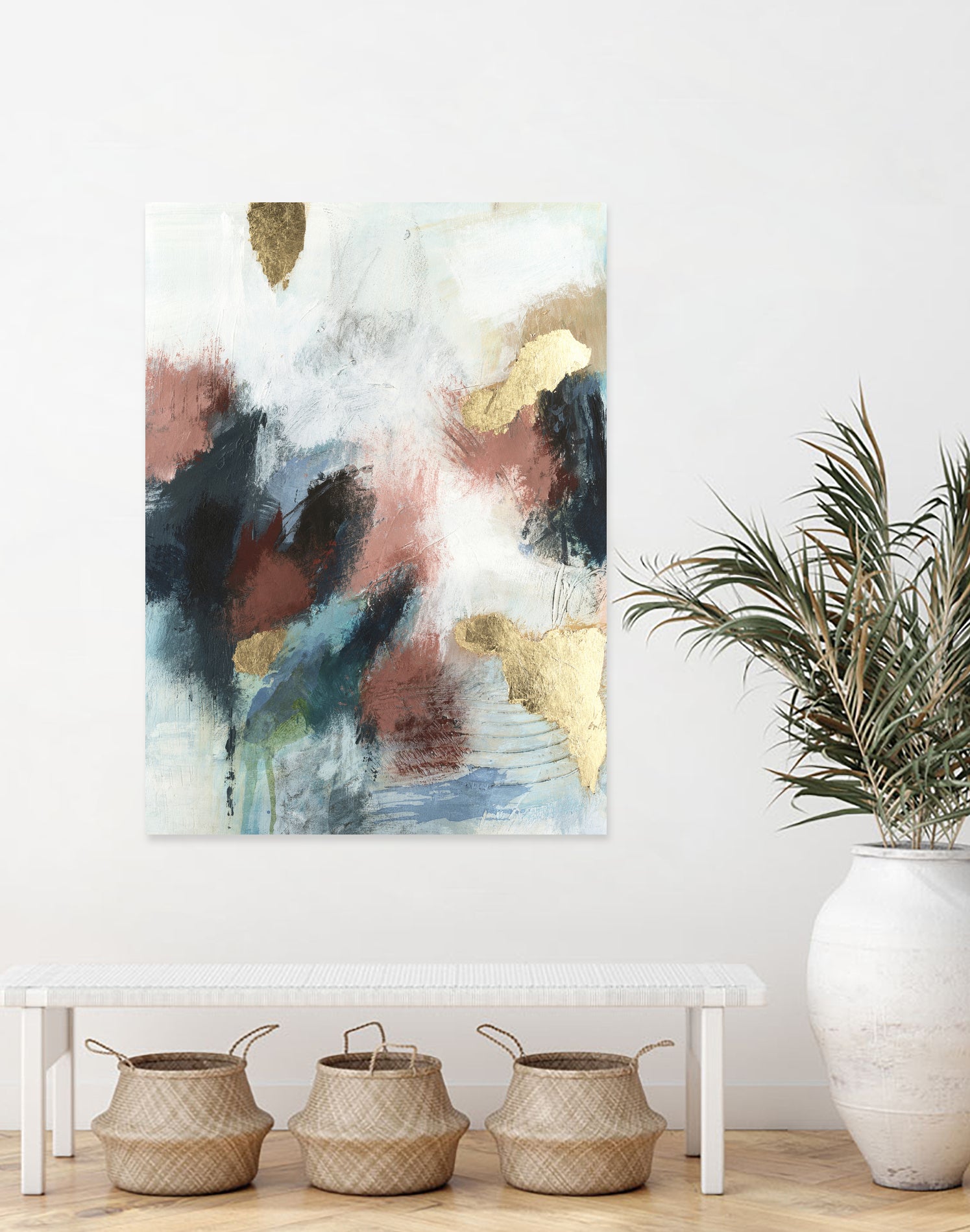 Gold Farallon I by Victoria Barnes on GIANT ART - abstract geometrics abstract