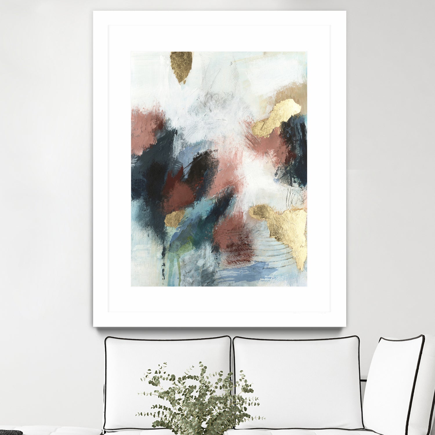 Gold Farallon I by Victoria Barnes on GIANT ART - abstract geometrics abstract