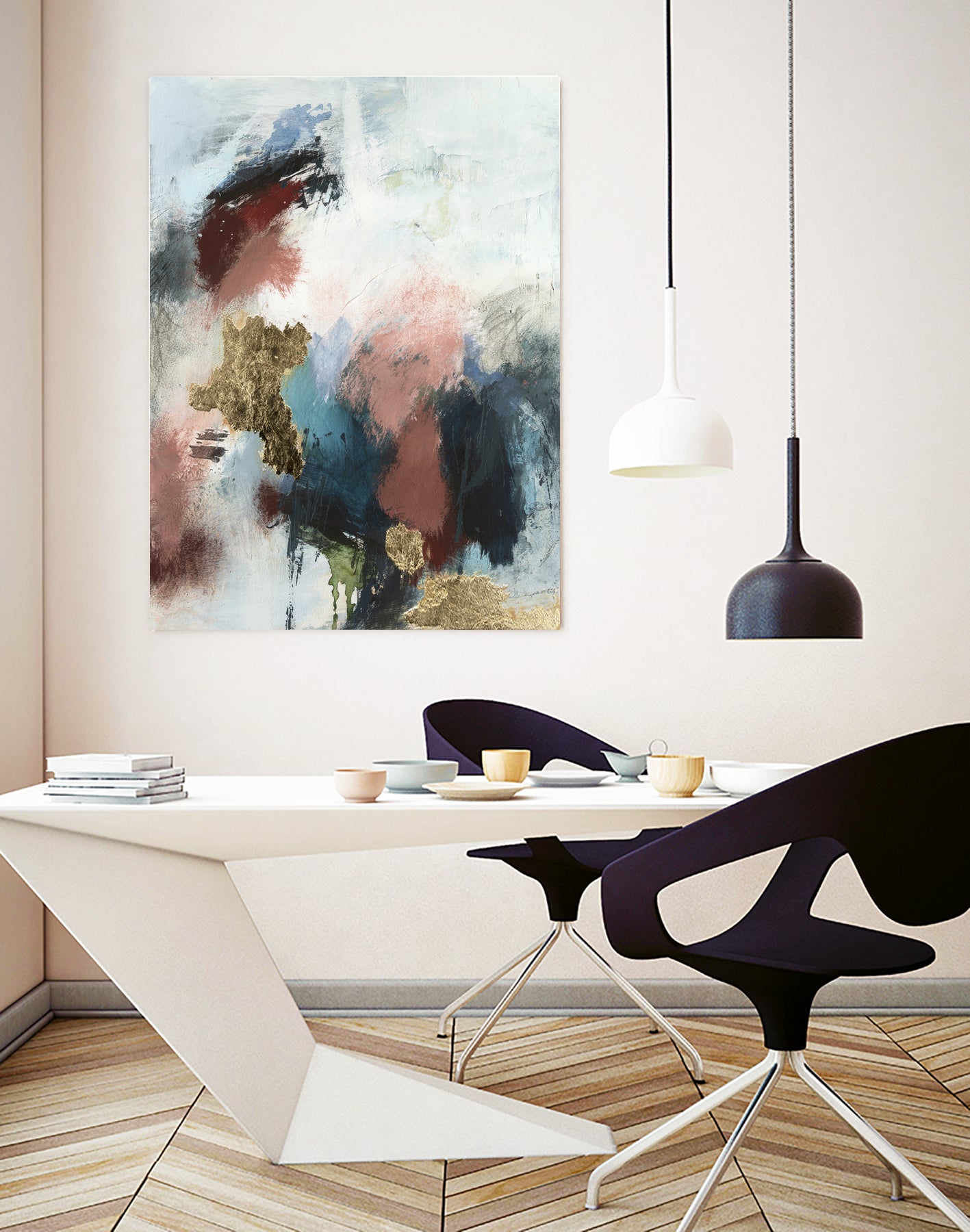 Gold Farallon II by Victoria Barnes on GIANT ART - abstract geometrics abstract