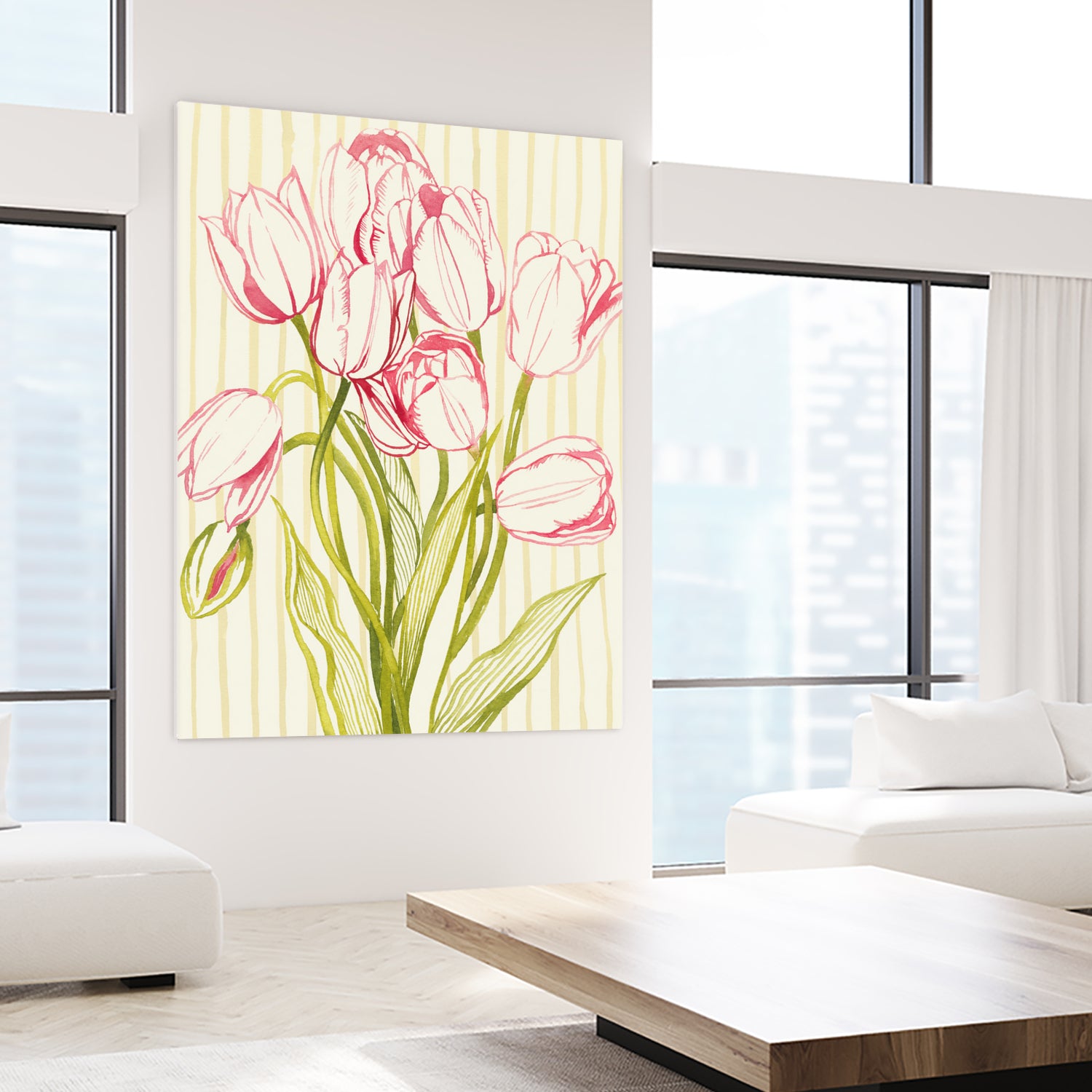 Sunday Best I by Grace Popp on GIANT ART - floral botanicals flowers