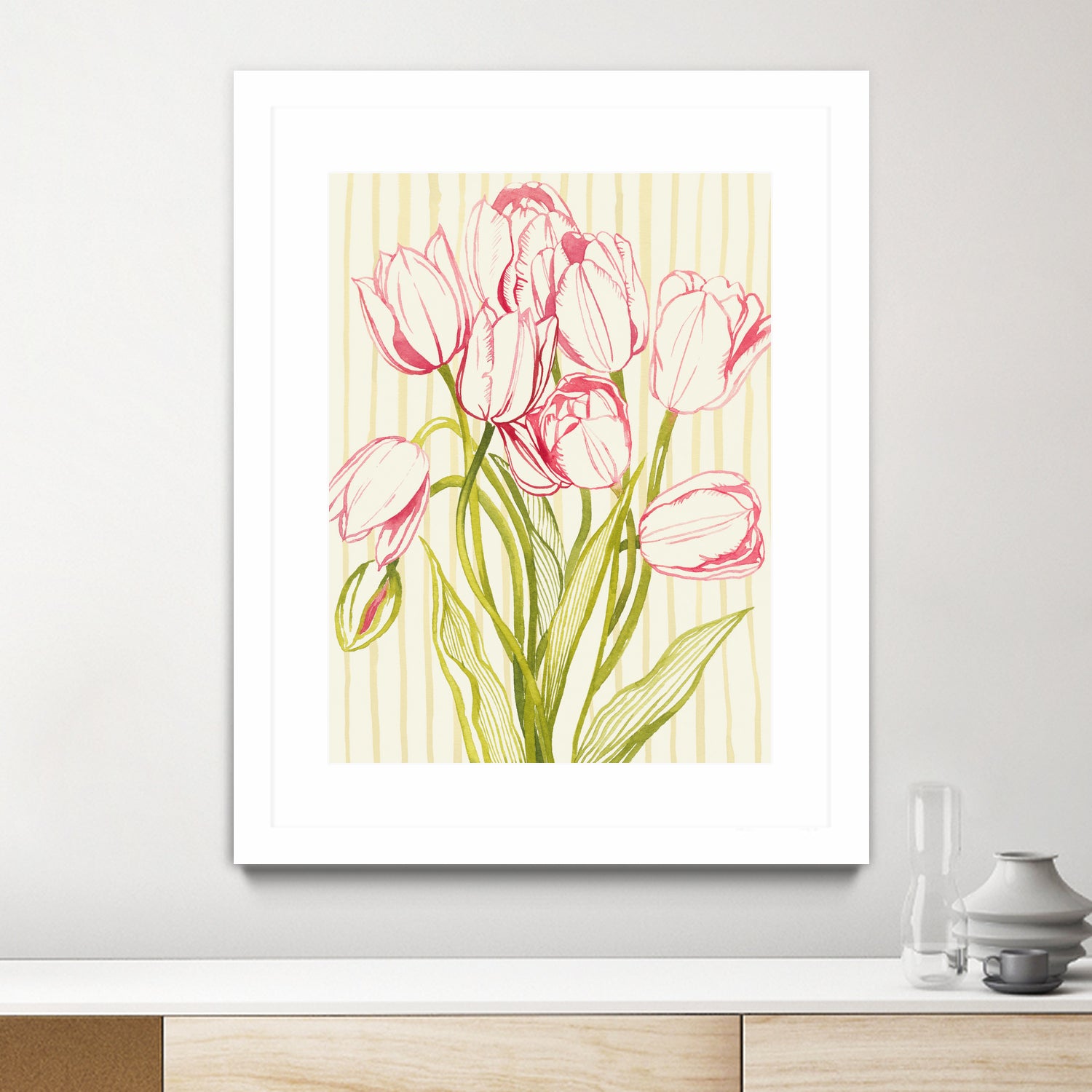 Sunday Best I by Grace Popp on GIANT ART - floral botanicals flowers