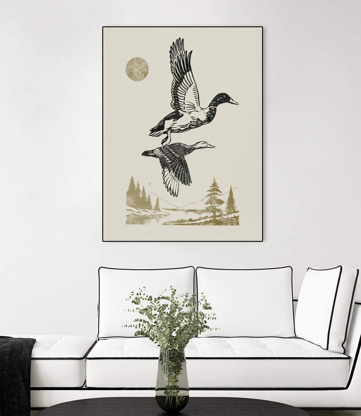 Lake Meditation l by Victoria Barnes on GIANT ART - animals nature birds