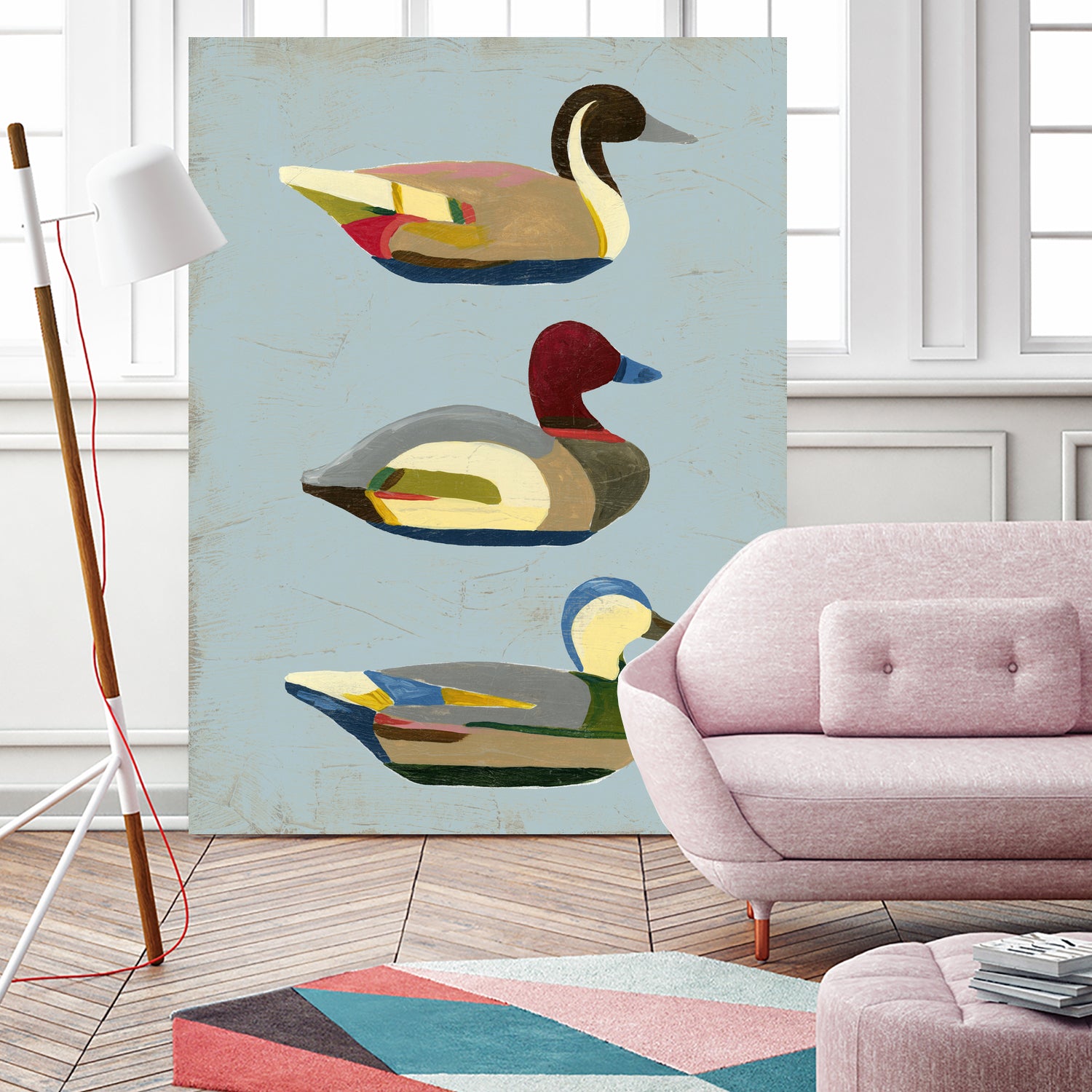 Decoy Ducks I by June Erica Vess on GIANT ART - animals nature birds