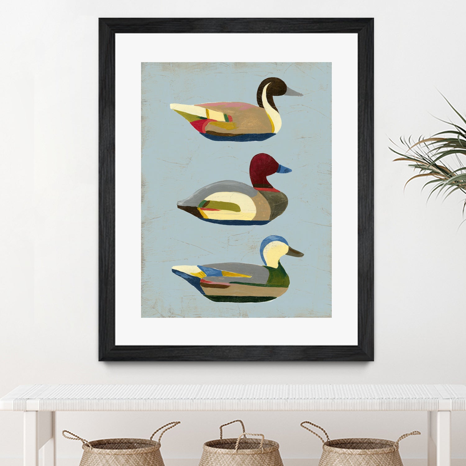 Decoy Ducks I by June Erica Vess on GIANT ART - animals nature birds