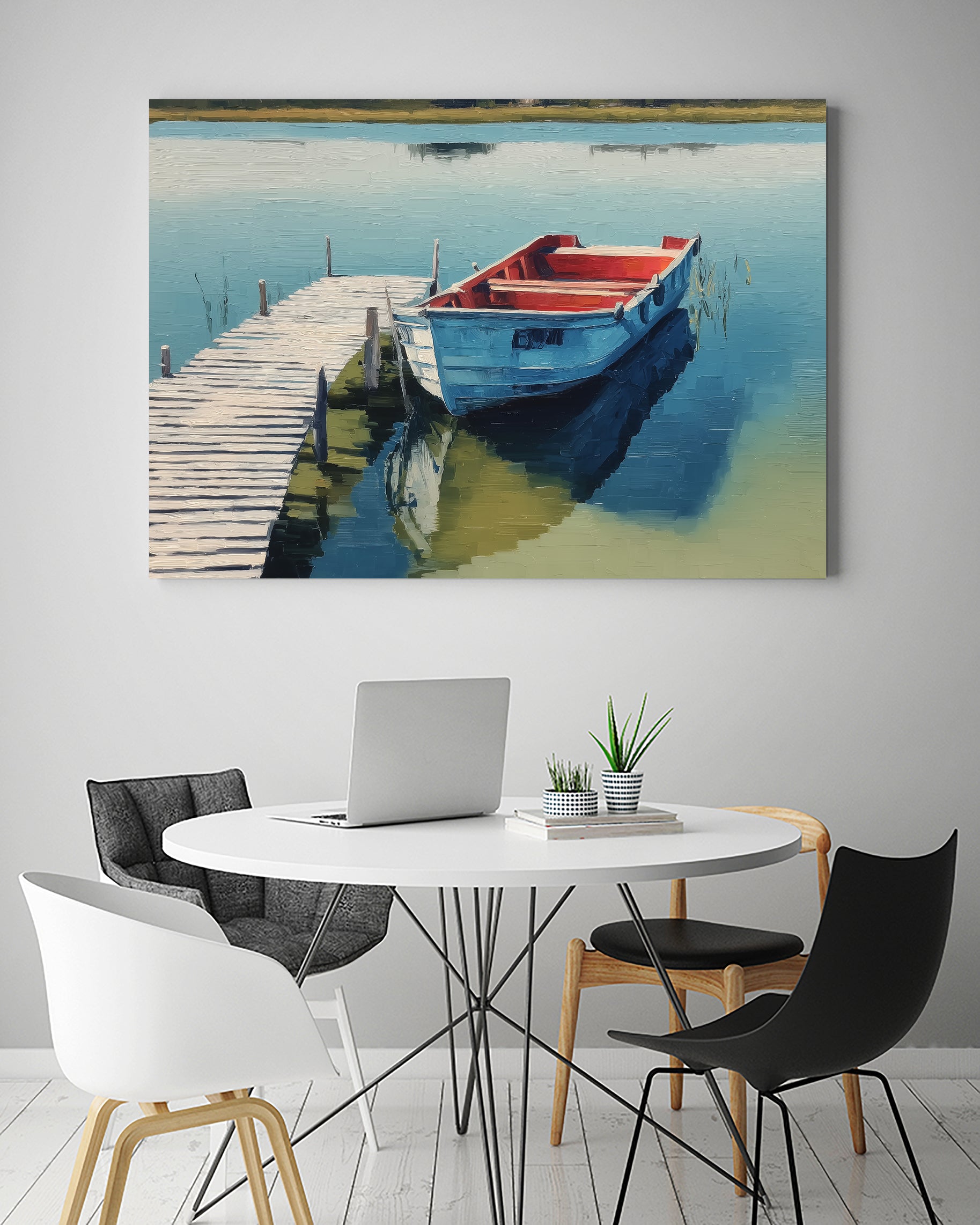 Mooring Place I by Paula Freeman on GIANT ART - transportation travel nautical/aeronautical