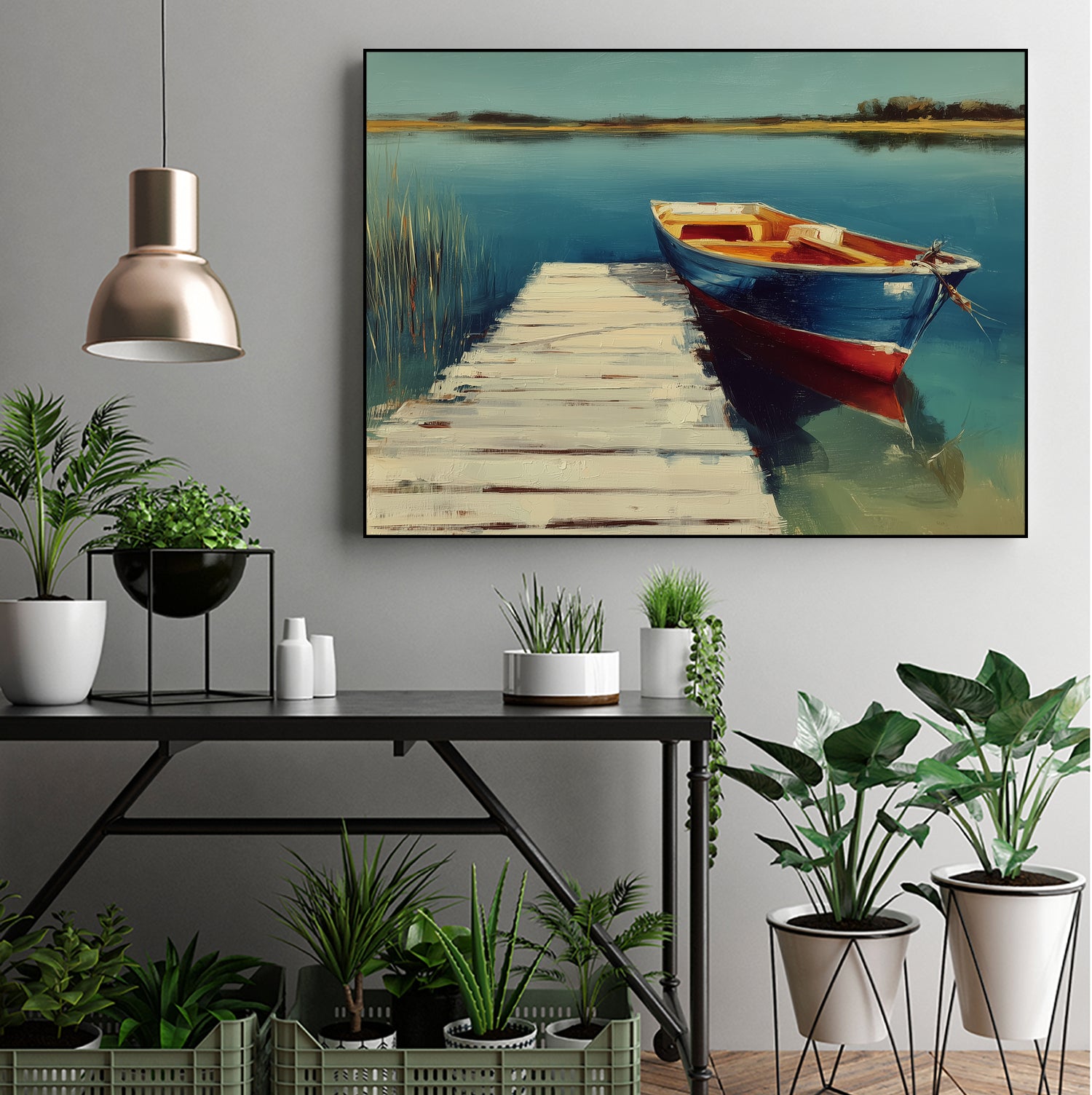 Mooring Place II by Paula Freeman on GIANT ART - transportation travel nautical/aeronautical