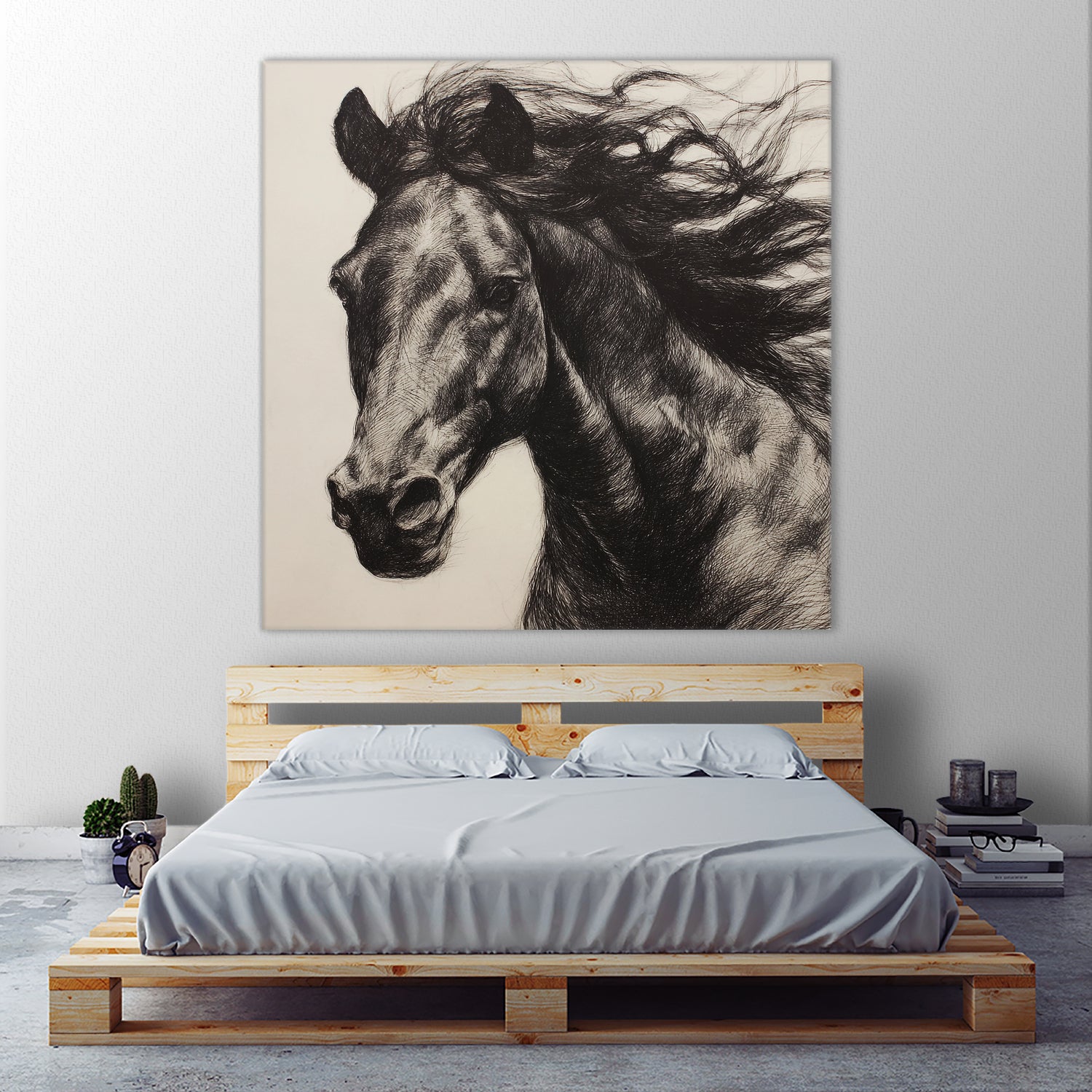 Western Plains Portrait II by Walker Noble on GIANT ART - animals nature horses