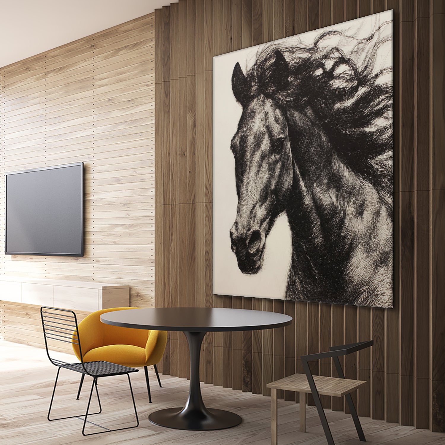 Western Plains Portrait II by Walker Noble on GIANT ART - animals nature horses