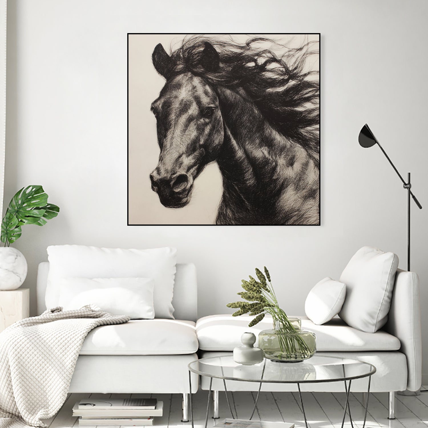 Western Plains Portrait II by Walker Noble on GIANT ART - animals nature horses