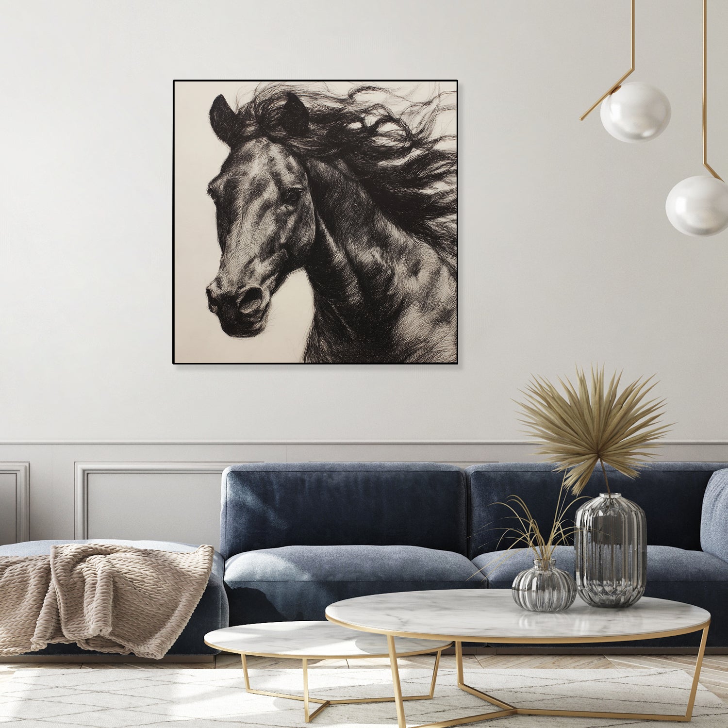 Western Plains Portrait II by Walker Noble on GIANT ART - animals nature horses