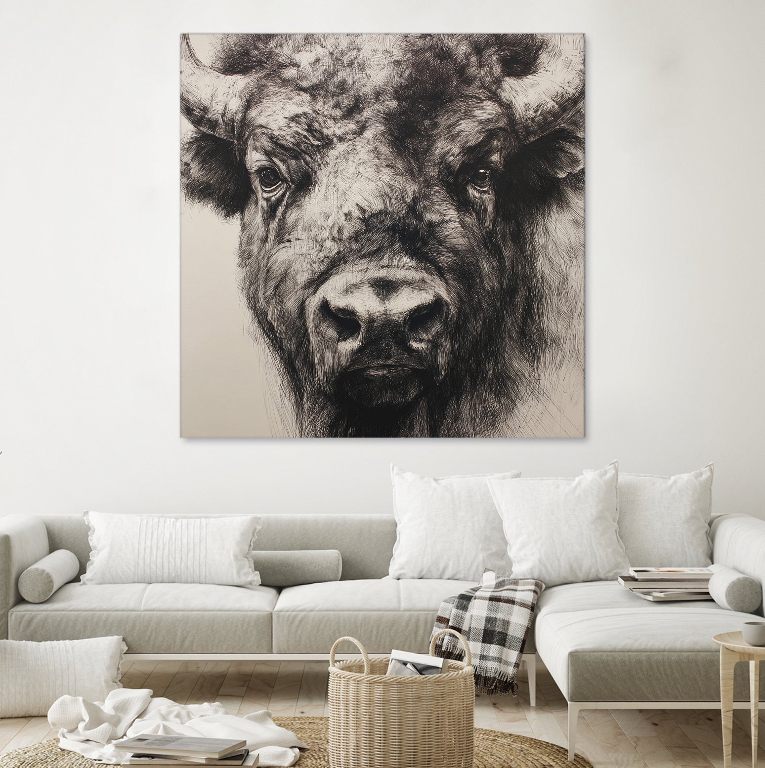 Western Plains Portrait I by Walker Noble on GIANT ART - animals nature horses