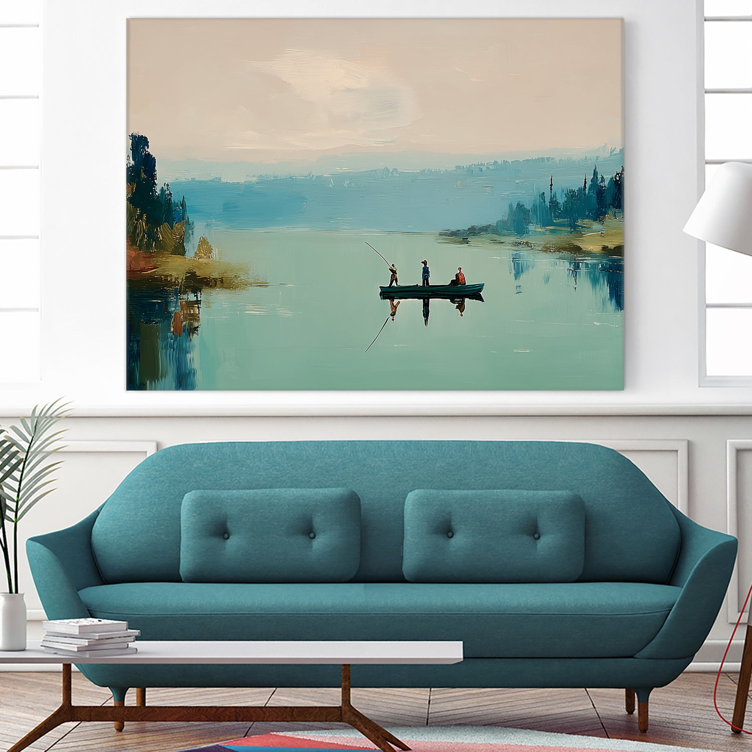 Clear Cast I by Paula Freeman on GIANT ART - sports fishing