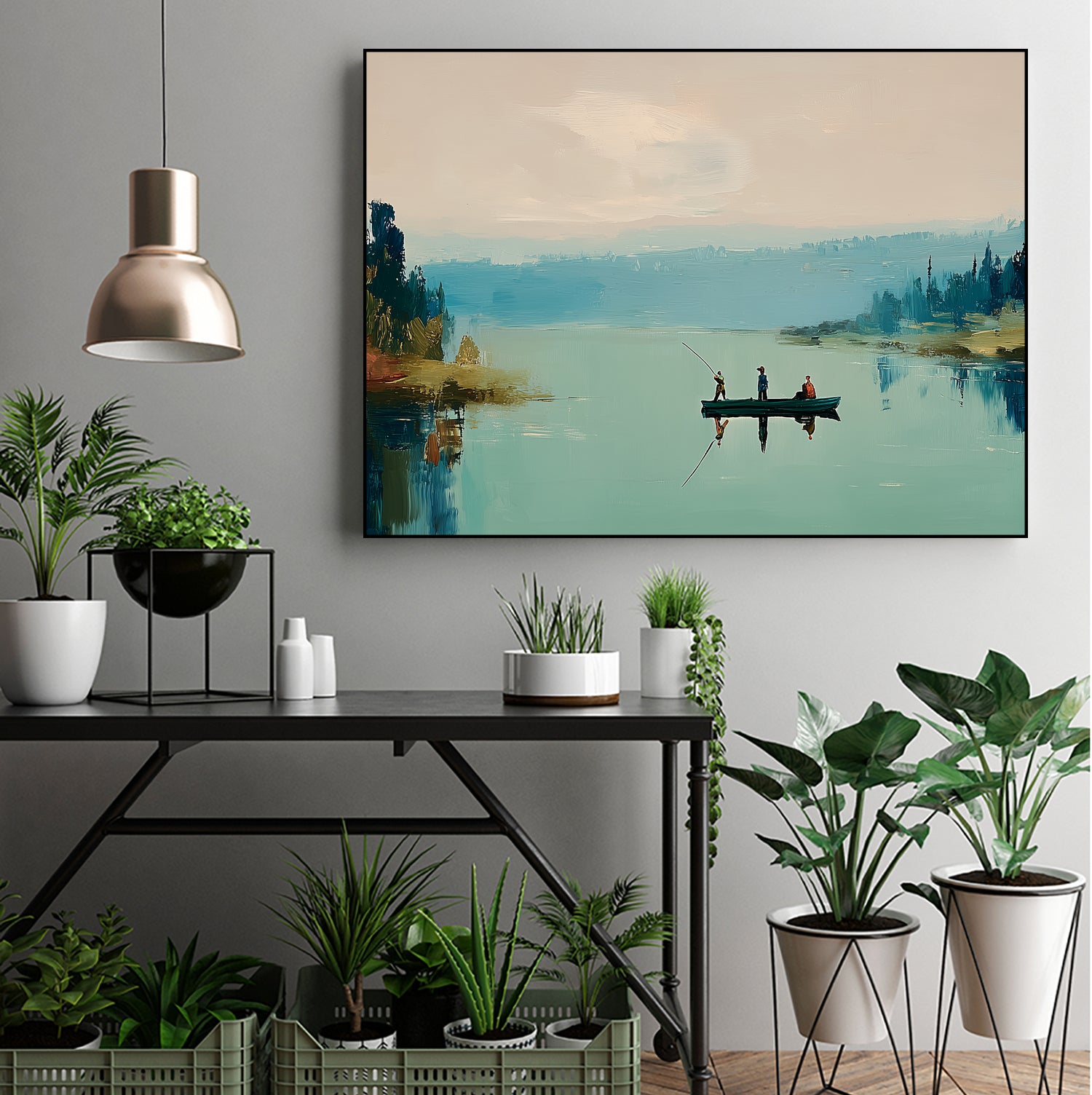 Clear Cast I by Paula Freeman on GIANT ART - sports fishing