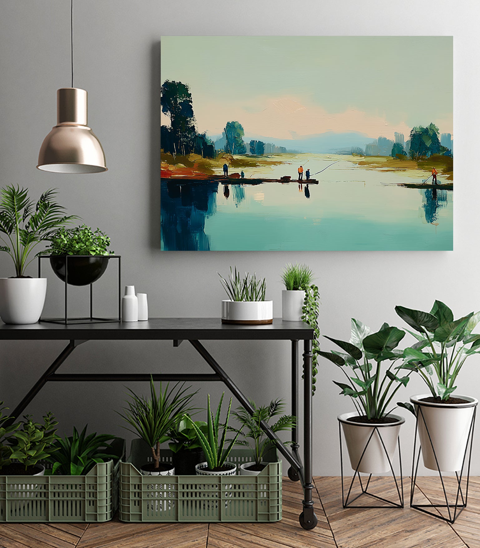 Clear Cast II by Paula Freeman on GIANT ART - sports fishing