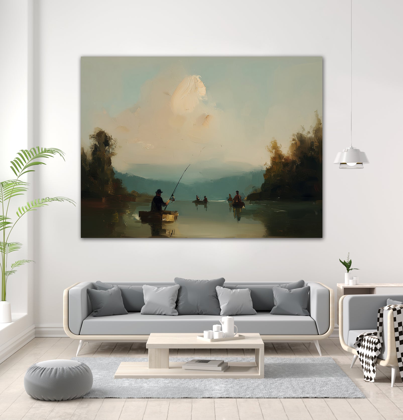 Twilight Catch I by Paula Freeman on GIANT ART - sports fishing