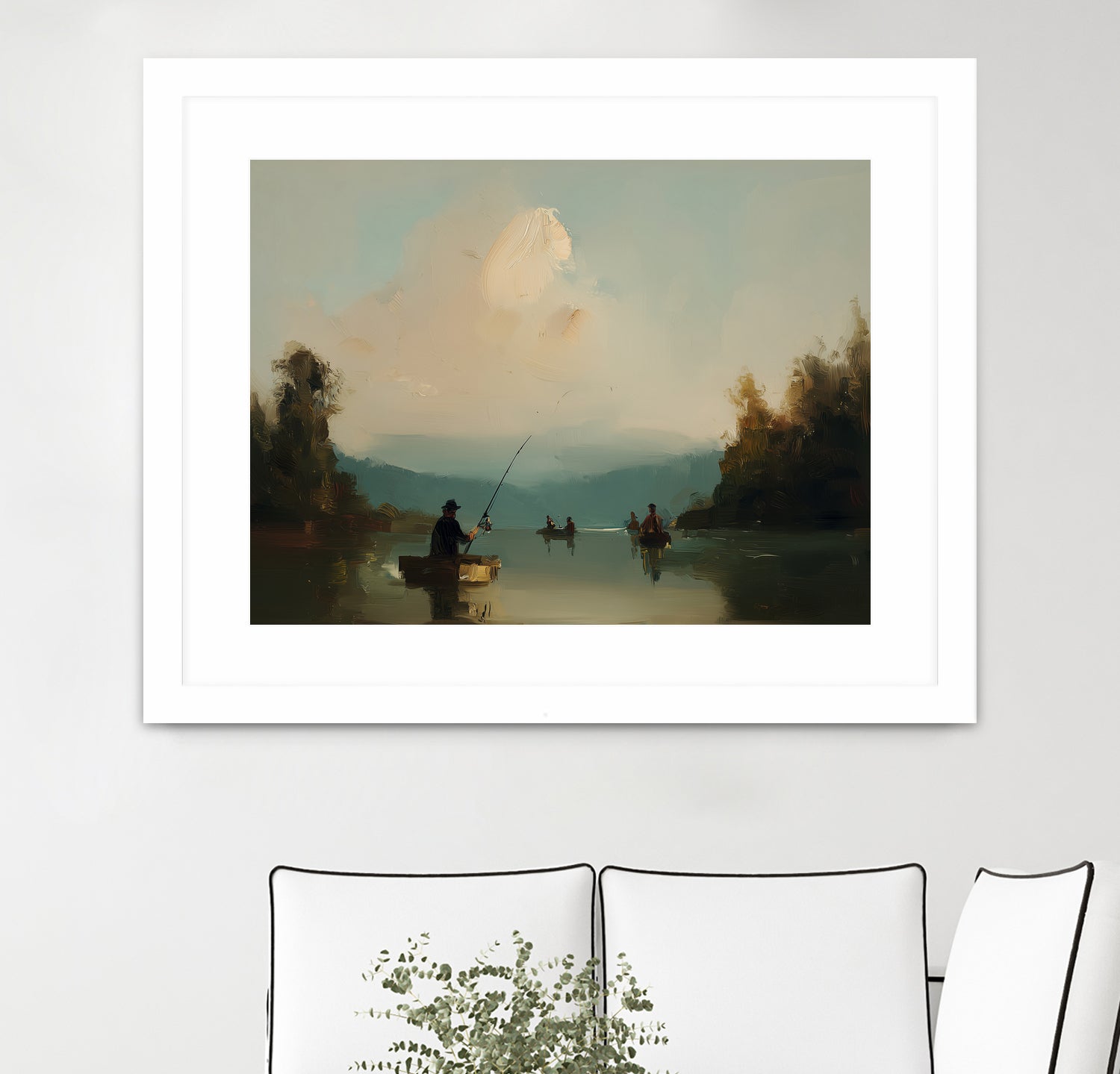 Twilight Catch I by Paula Freeman on GIANT ART - sports fishing