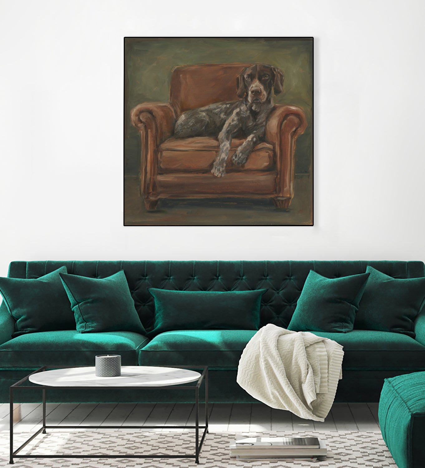 Hunting Lounge I by Ethan Harper on GIANT ART - animals nature pets