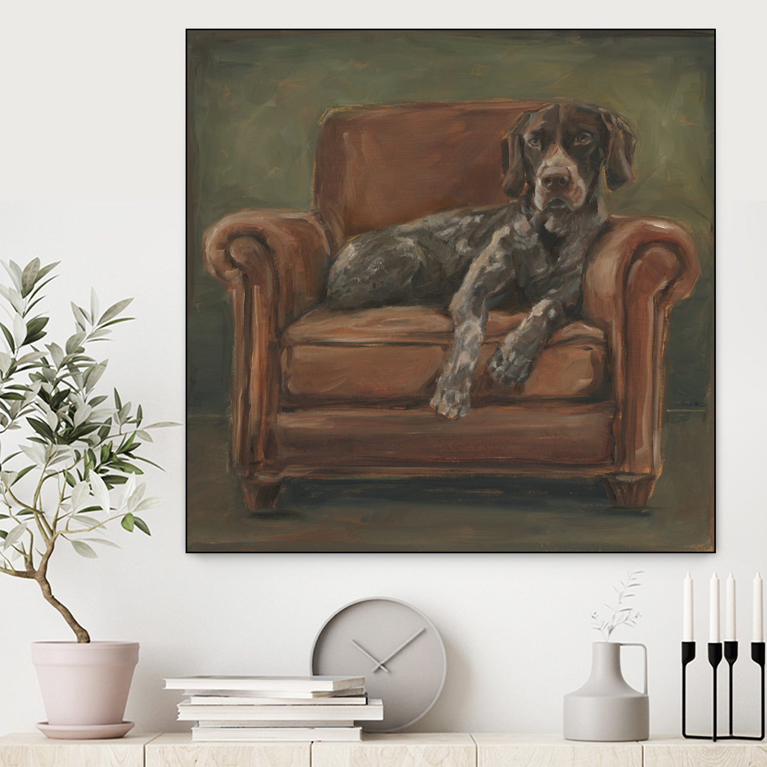 Hunting Lounge I by Ethan Harper on GIANT ART - animals nature pets