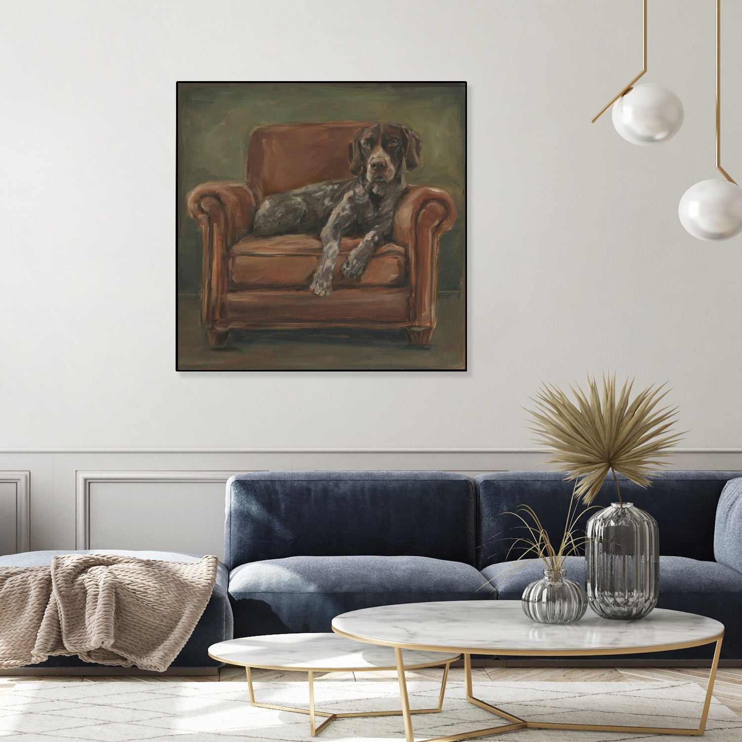 Hunting Lounge I by Ethan Harper on GIANT ART - animals nature pets