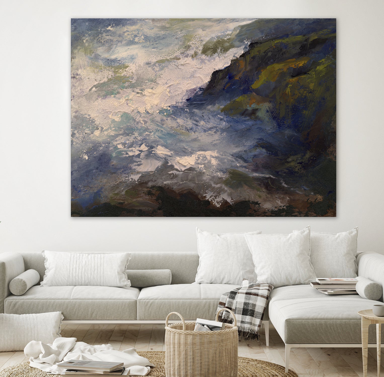 Cliff View by Sheila Finch on GIANT ART - landscapes seascapes seascapes