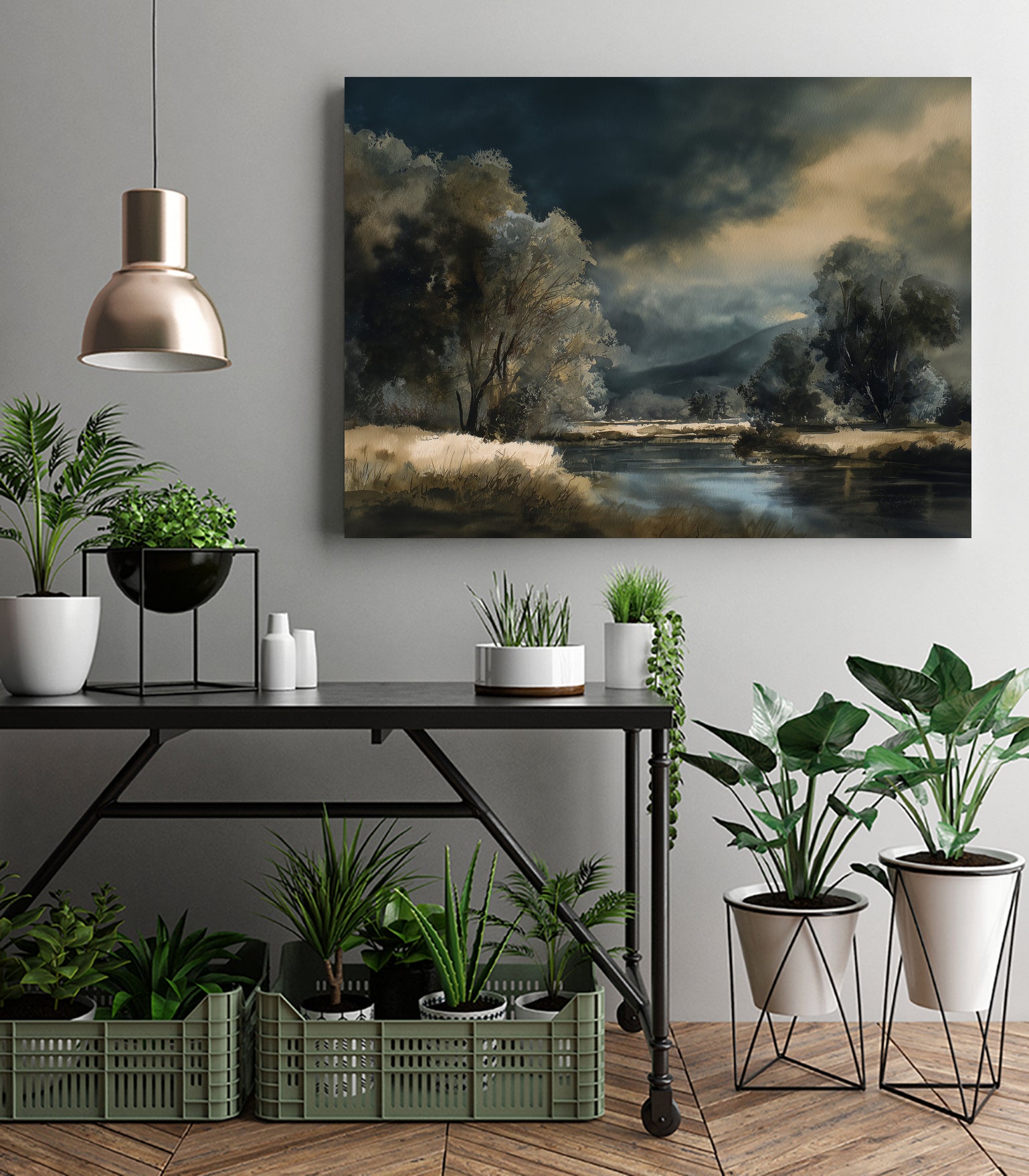 Dark Horizon I by Paula Freeman on GIANT ART - landscapes seascapes countryside