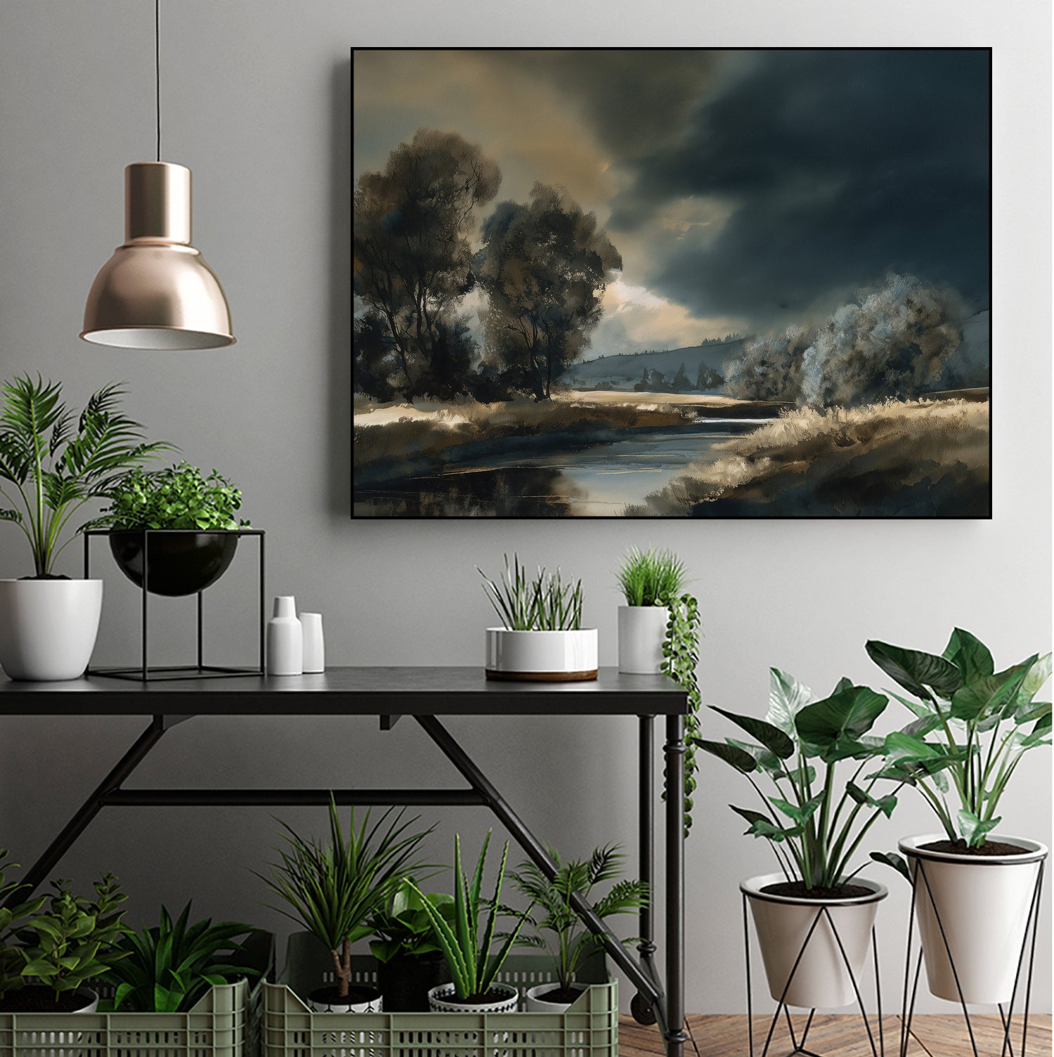Dark Horizon II by Paula Freeman on GIANT ART - landscapes seascapes countryside