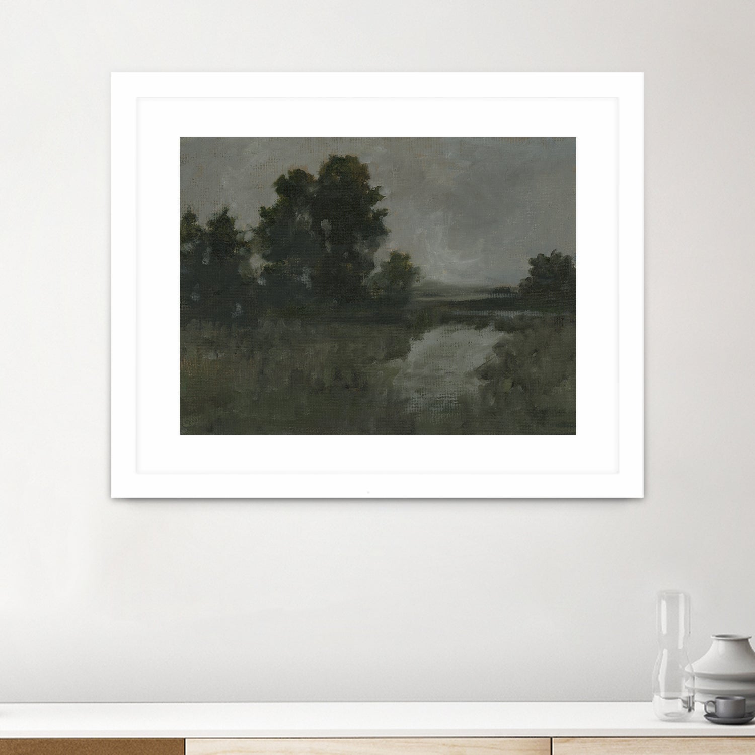 Moody Marsh I by Ethan Harper on GIANT ART - landscapes seascapes countryside