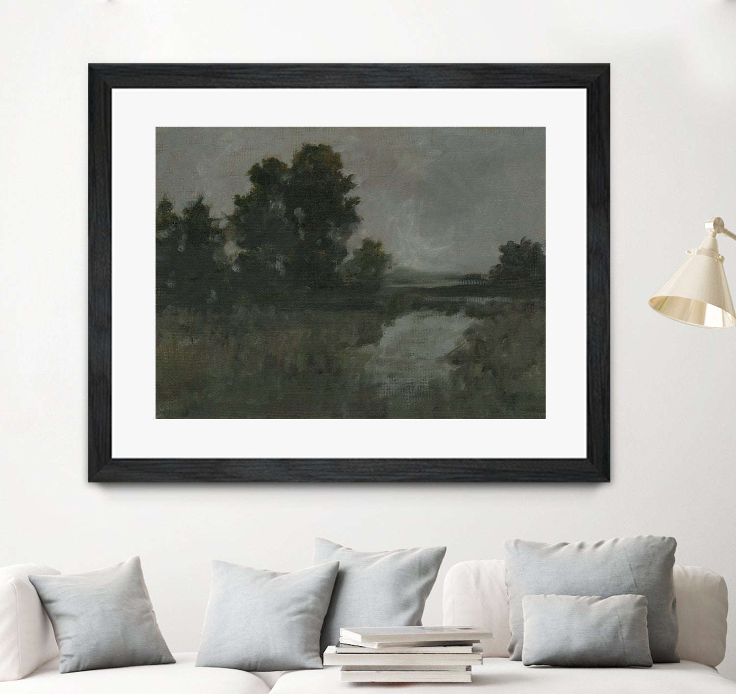 Moody Marsh I by Ethan Harper on GIANT ART - landscapes seascapes countryside