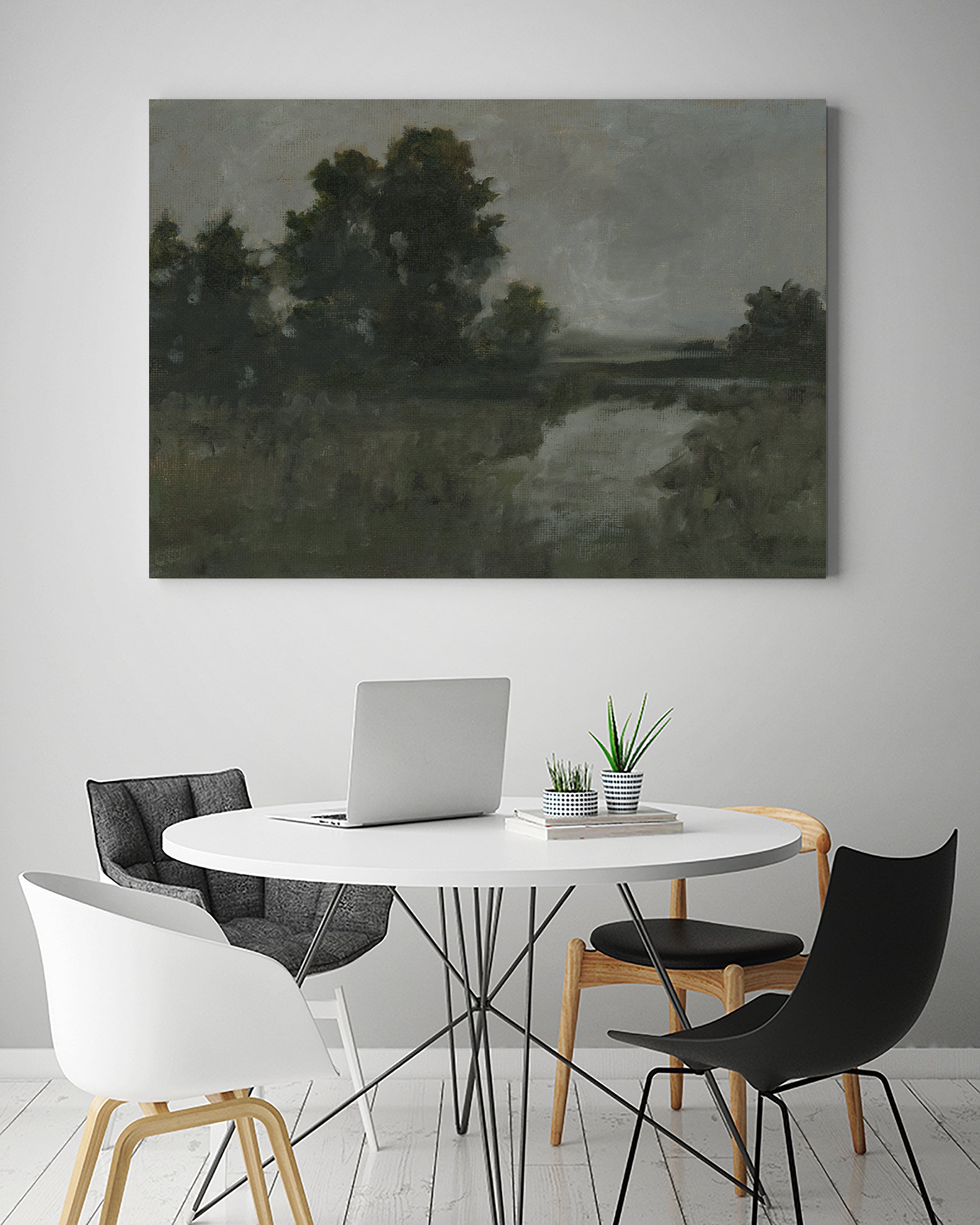 Moody Marsh I by Ethan Harper on GIANT ART - landscapes seascapes countryside