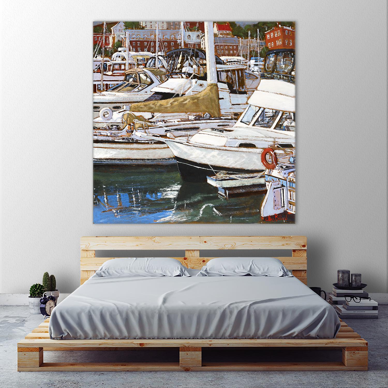 Bassin Louise by Gilles Bédard on GIANT ART - white winter scenes