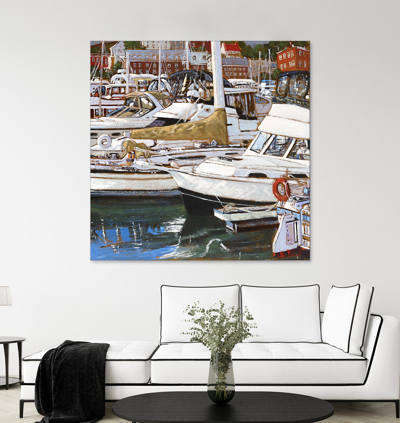 Bassin Louise by Gilles Bédard on GIANT ART - white winter scenes