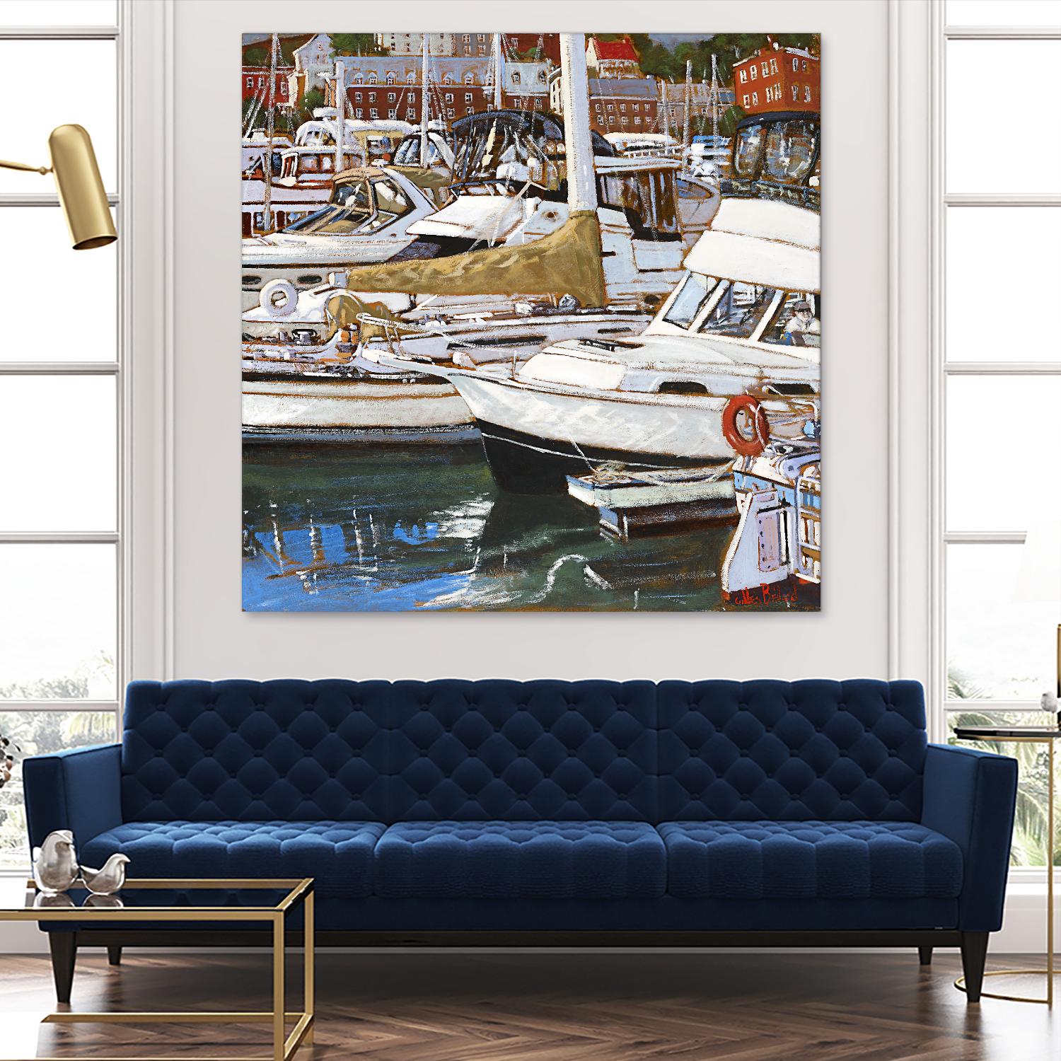 Bassin Louise by Gilles Bédard on GIANT ART - white winter scenes