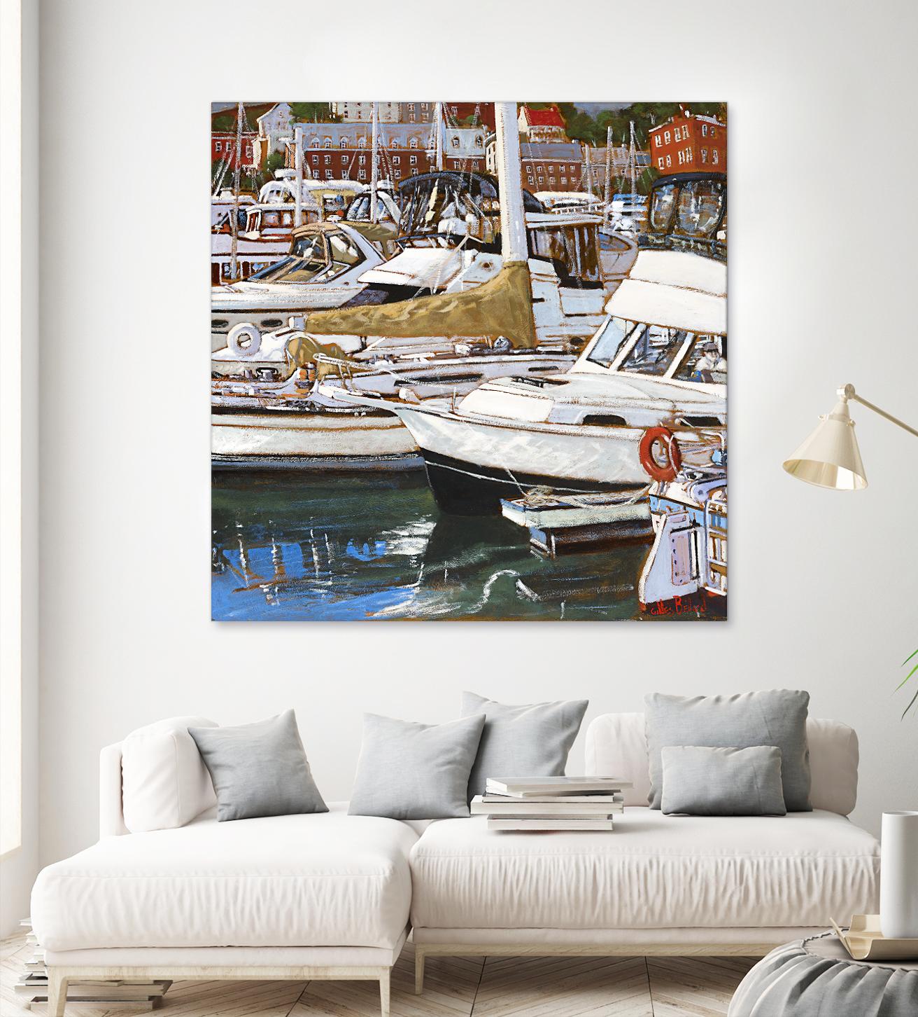 Bassin Louise by Gilles Bédard on GIANT ART - white winter scenes