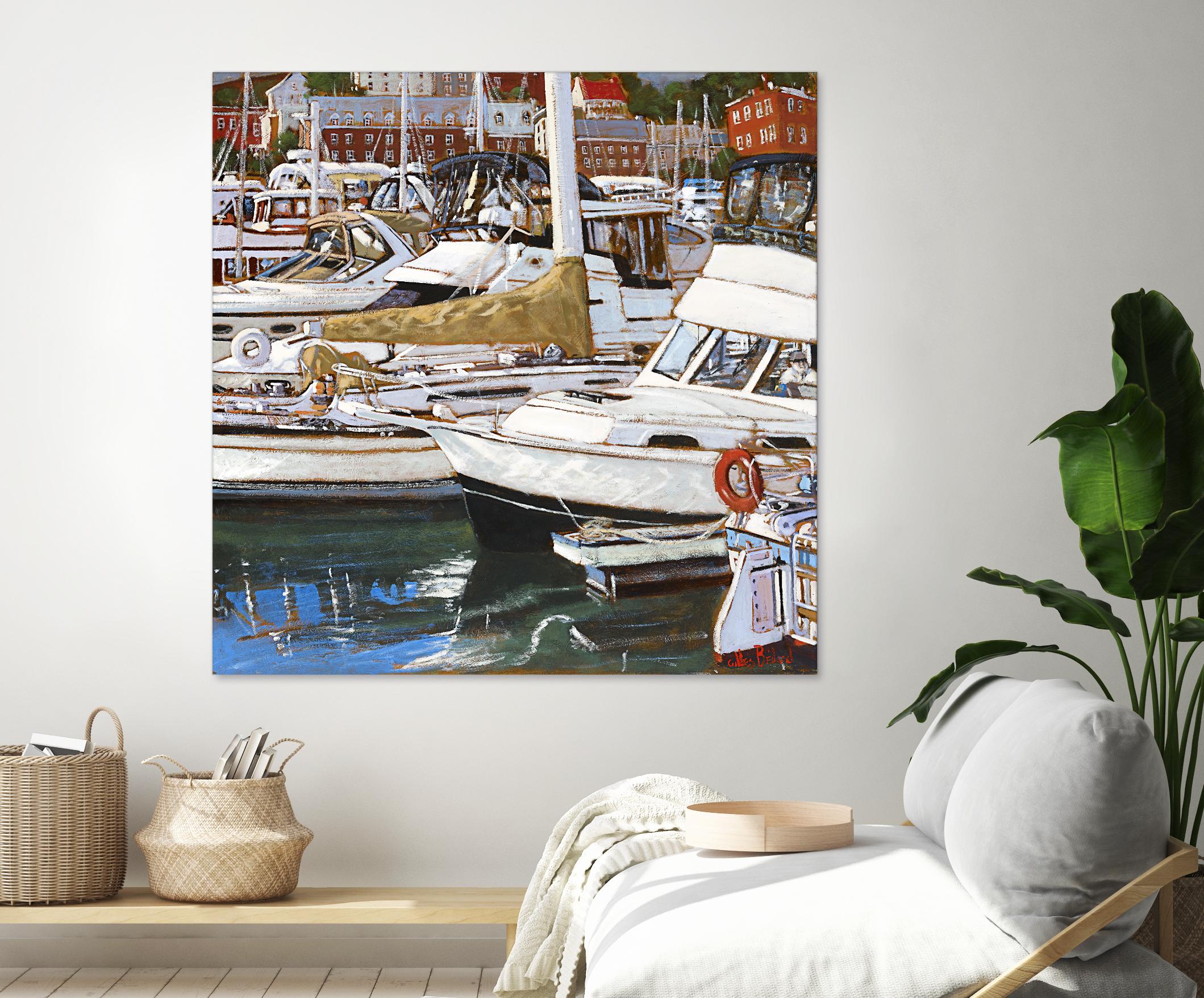 Bassin Louise by Gilles Bédard on GIANT ART - white winter scenes