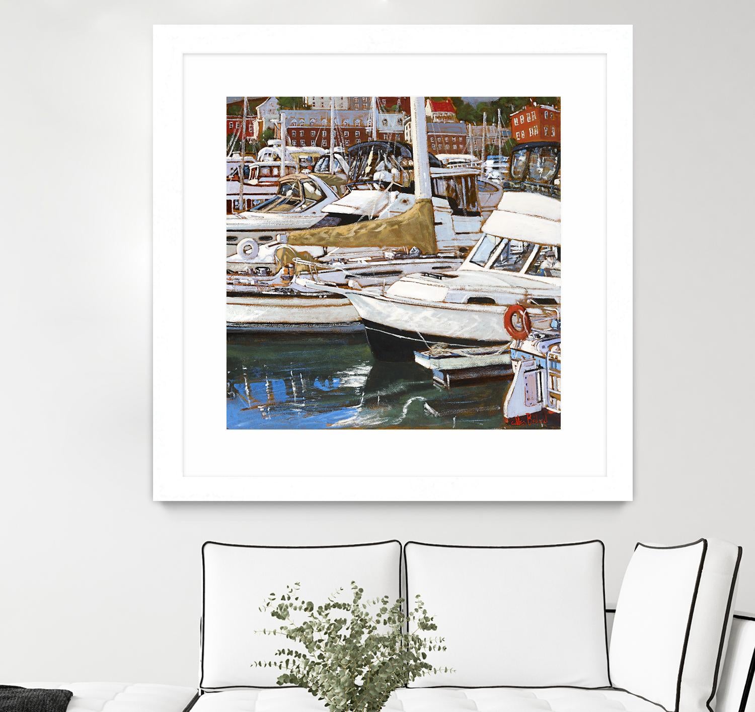 Bassin Louise by Gilles Bédard on GIANT ART - white winter scenes