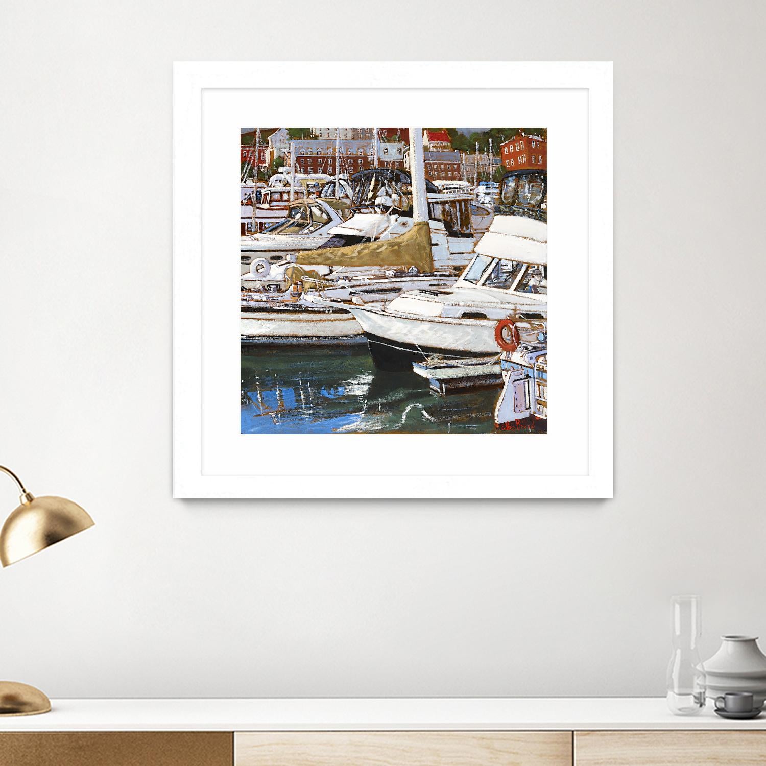 Bassin Louise by Gilles Bédard on GIANT ART - white winter scenes