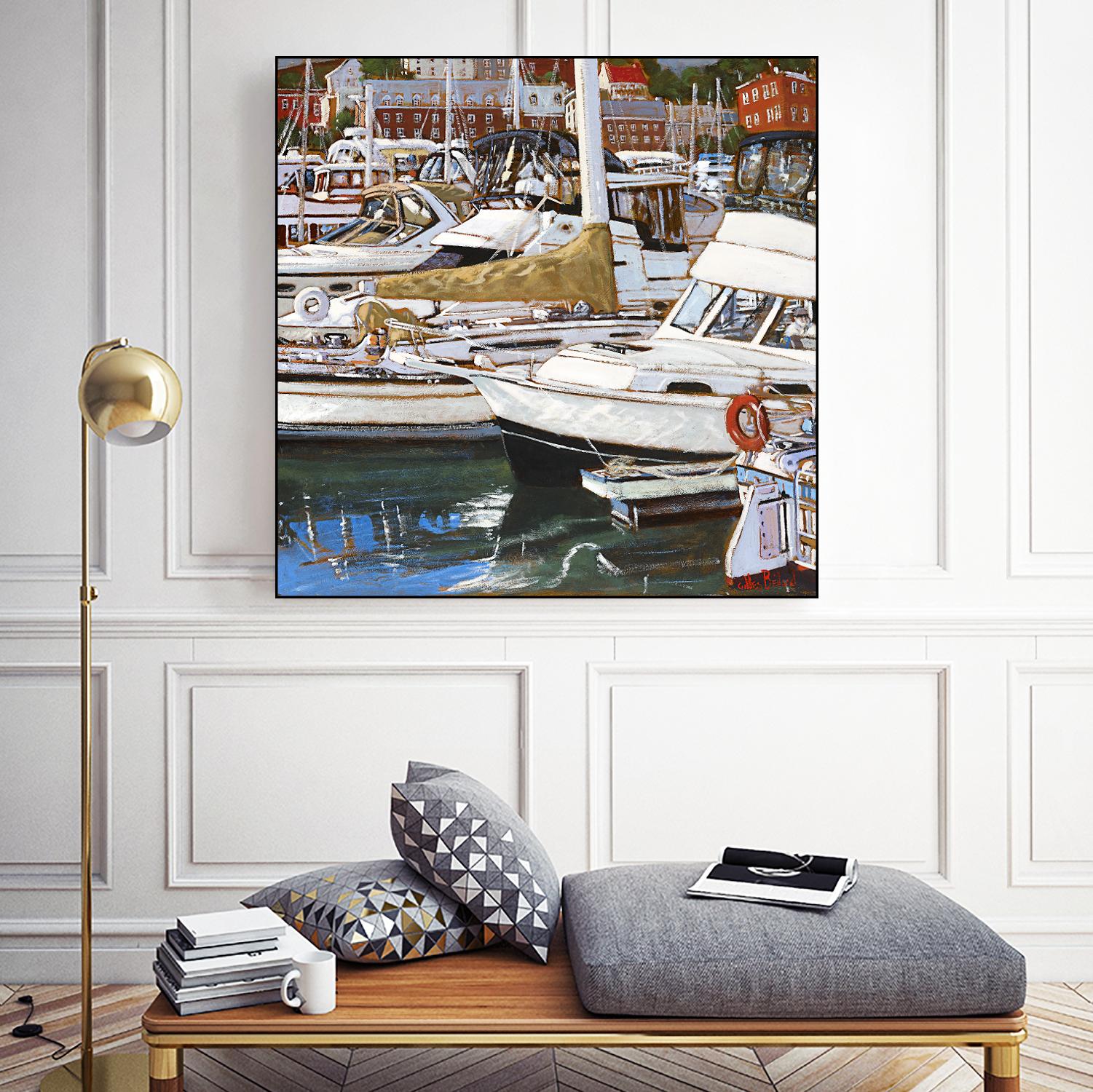 Bassin Louise by Gilles Bédard on GIANT ART - white winter scenes