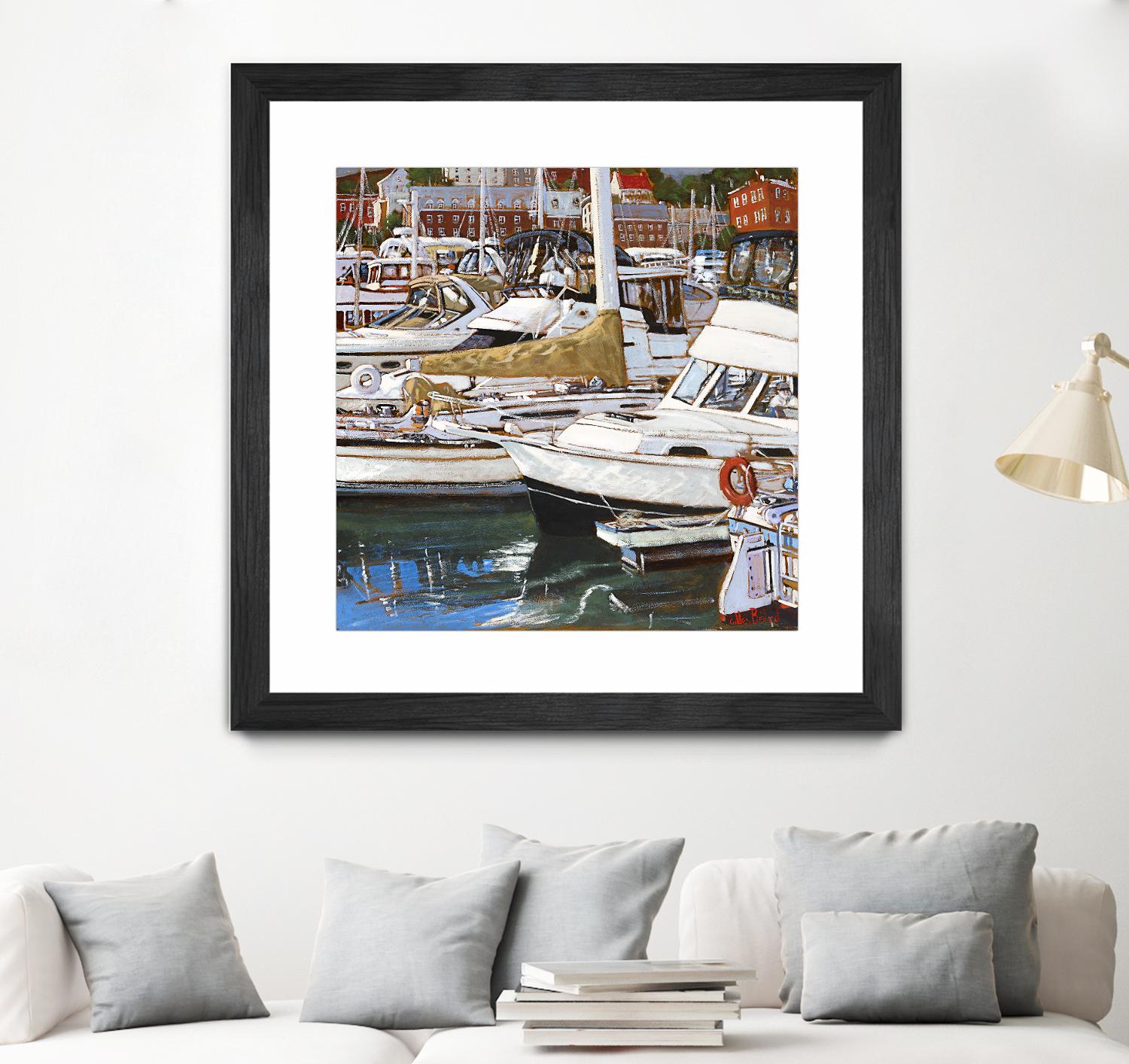 Bassin Louise by Gilles Bédard on GIANT ART - white winter scenes