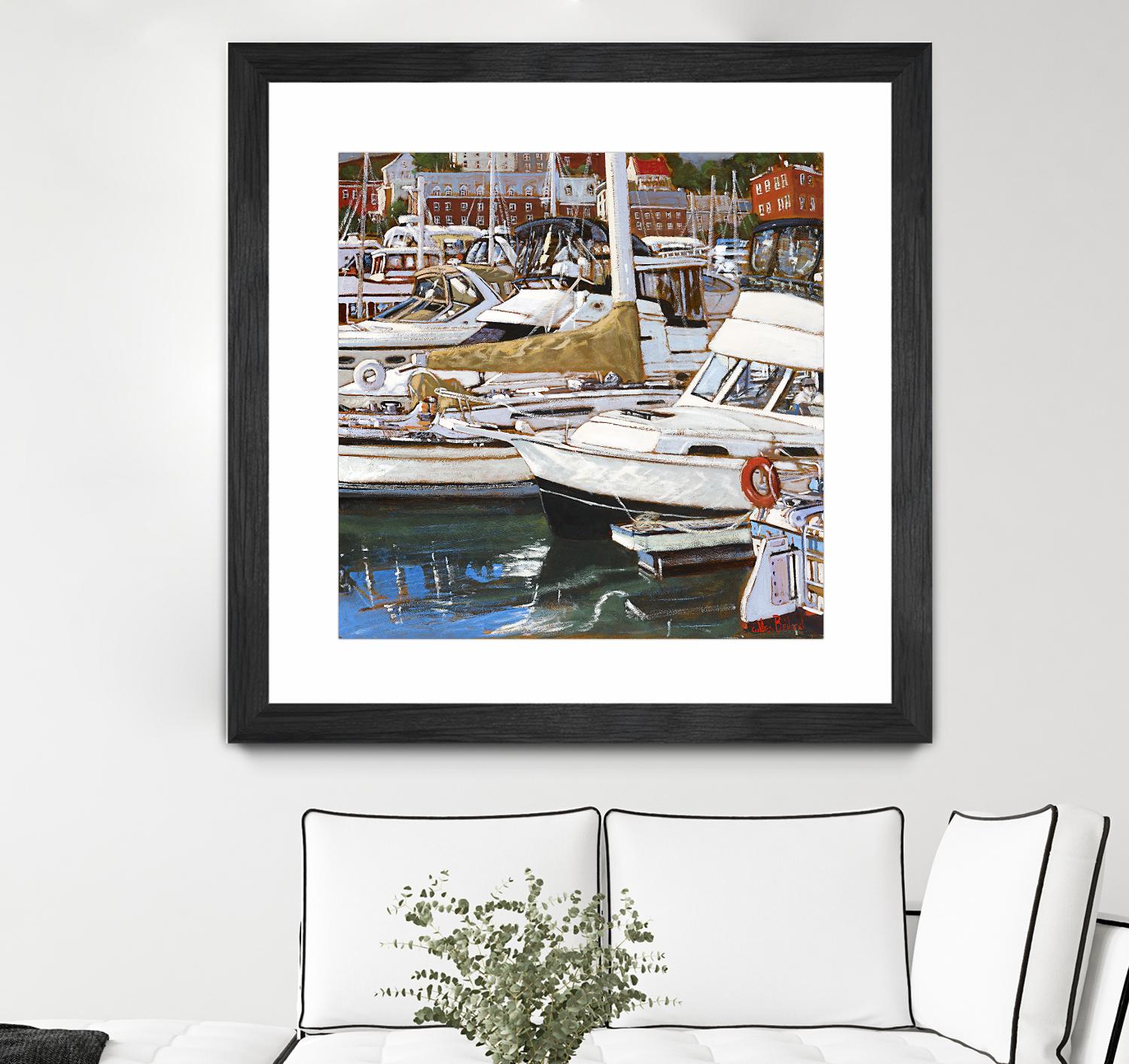 Bassin Louise by Gilles Bédard on GIANT ART - white winter scenes