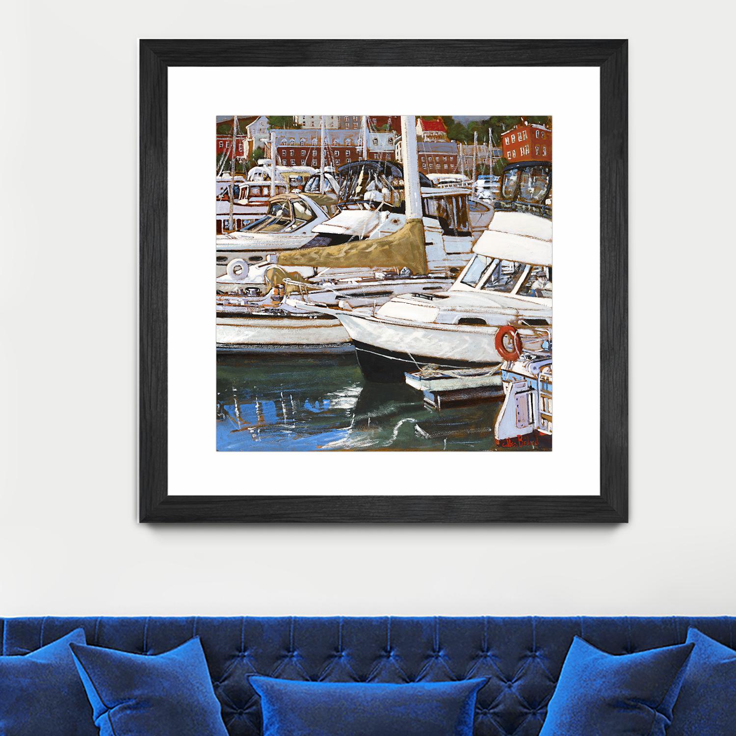 Bassin Louise by Gilles Bédard on GIANT ART - white winter scenes