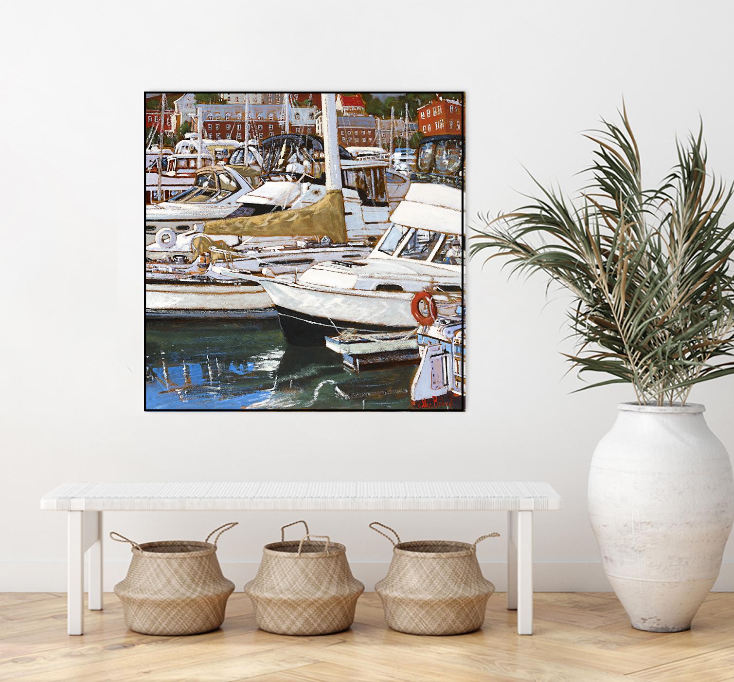 Bassin Louise by Gilles Bédard on GIANT ART - white winter scenes