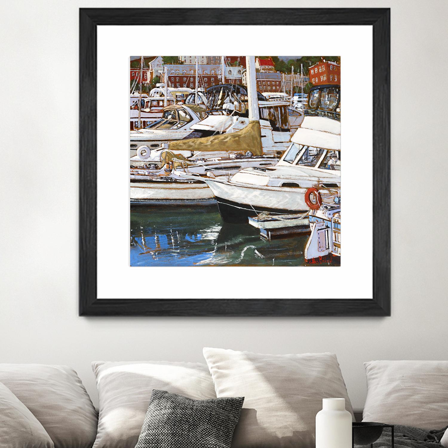 Bassin Louise by Gilles Bédard on GIANT ART - white winter scenes